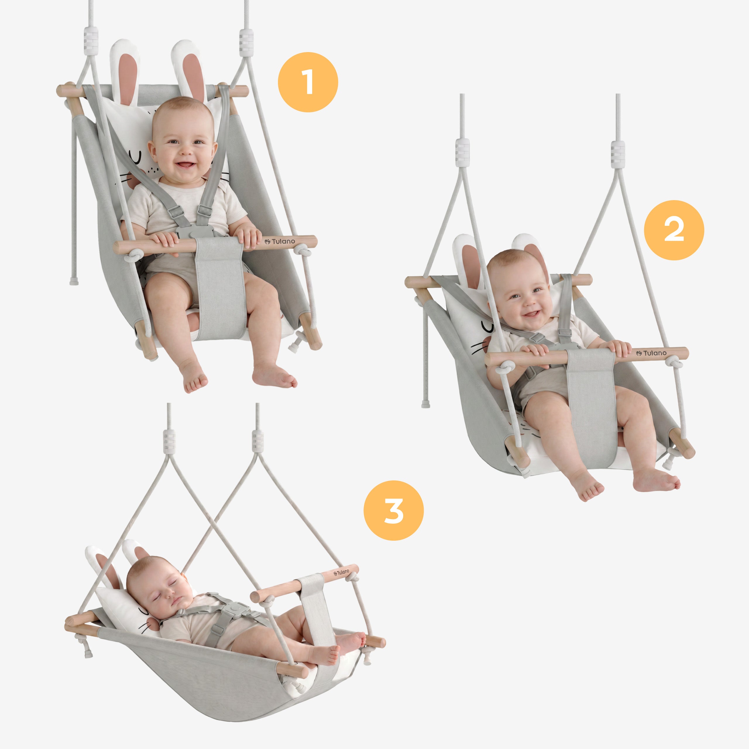 Kinderschommel Tulano Hop 45 Rabbit