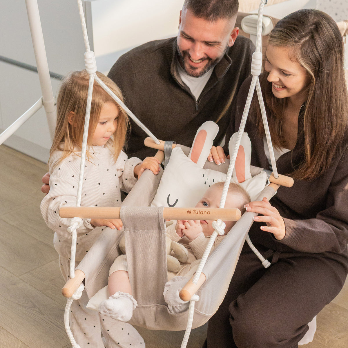 Kinderschommel Tulano Hop 45 Rabbit