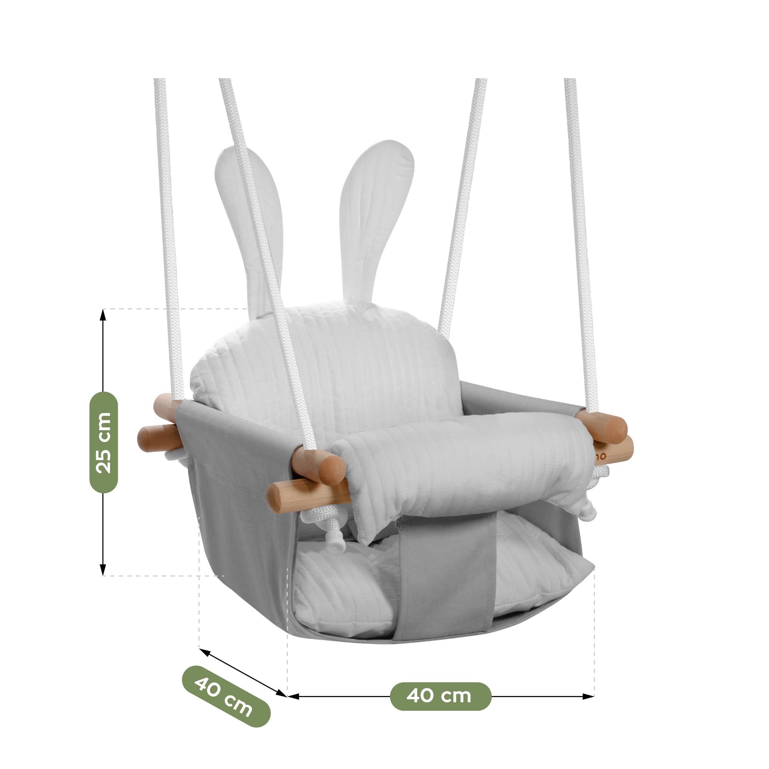 Tulano babyschommel Hop 33 Grijs