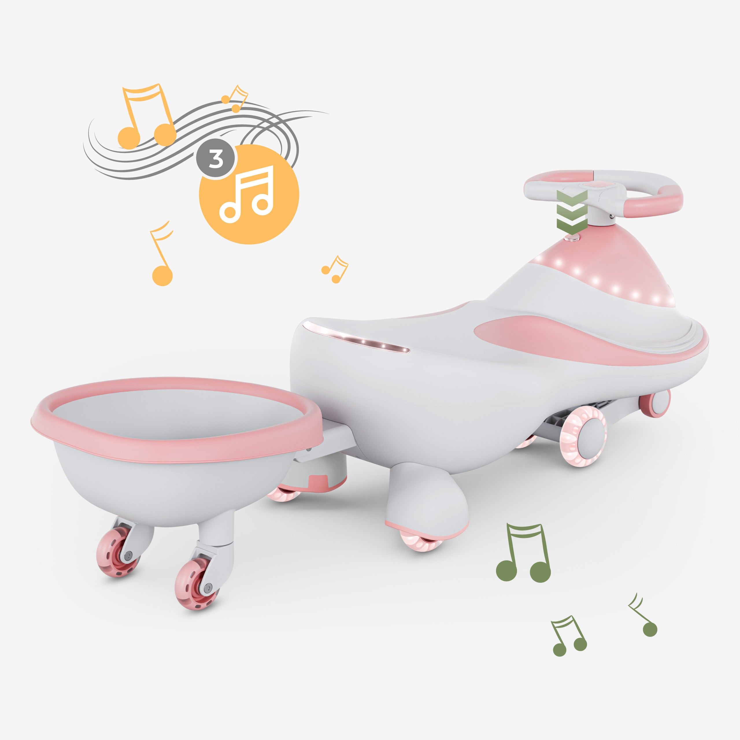 Muziekpaneel met 3 vrolijke melodieën