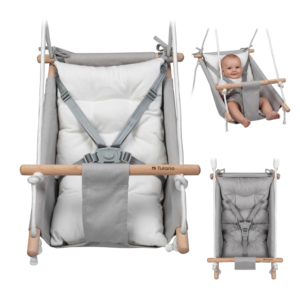 Babywip TULANO Hop 40 Grijs-Wit