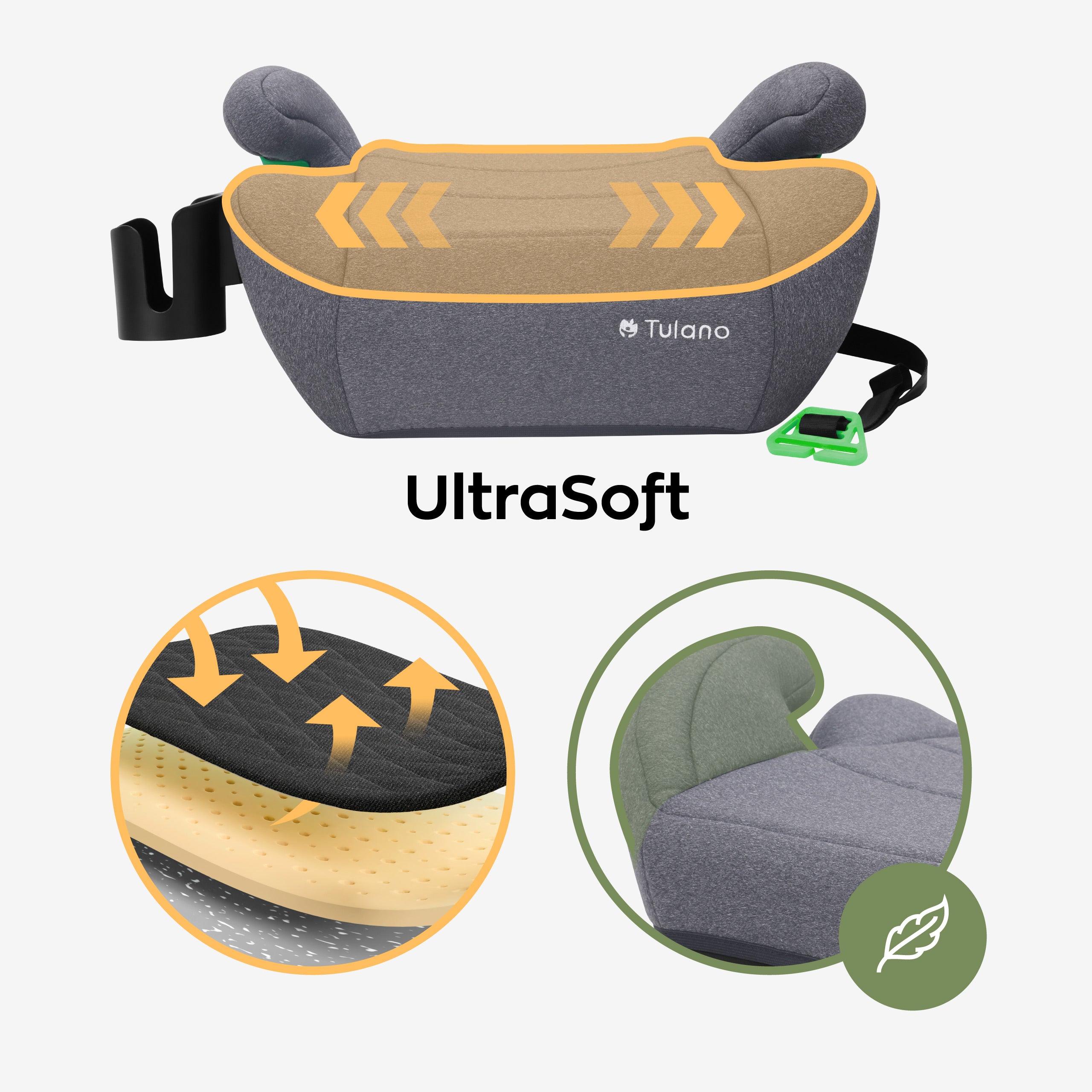 Maximaal comfort voor de kleine passagier