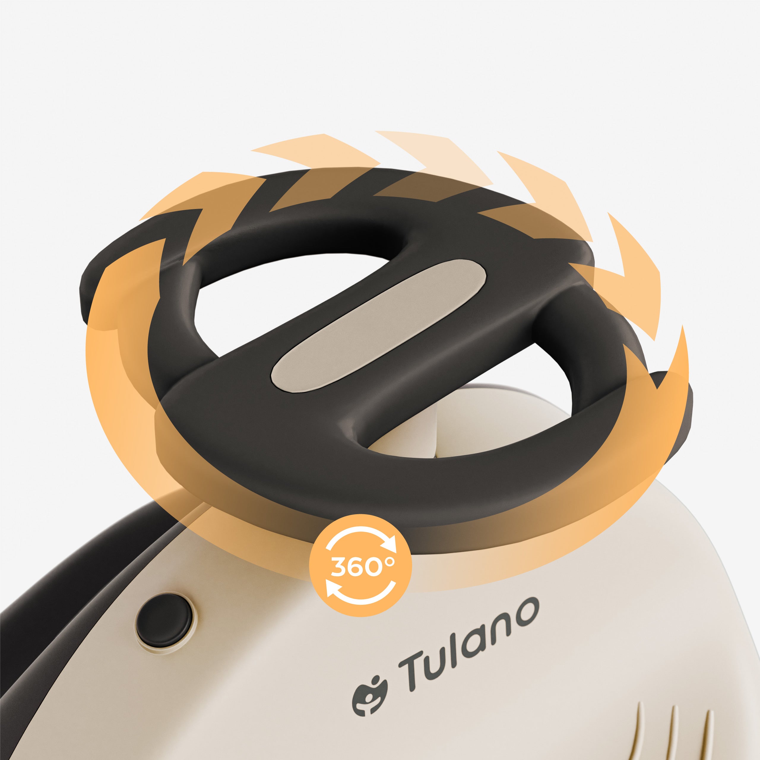 360° draaibaar stuur