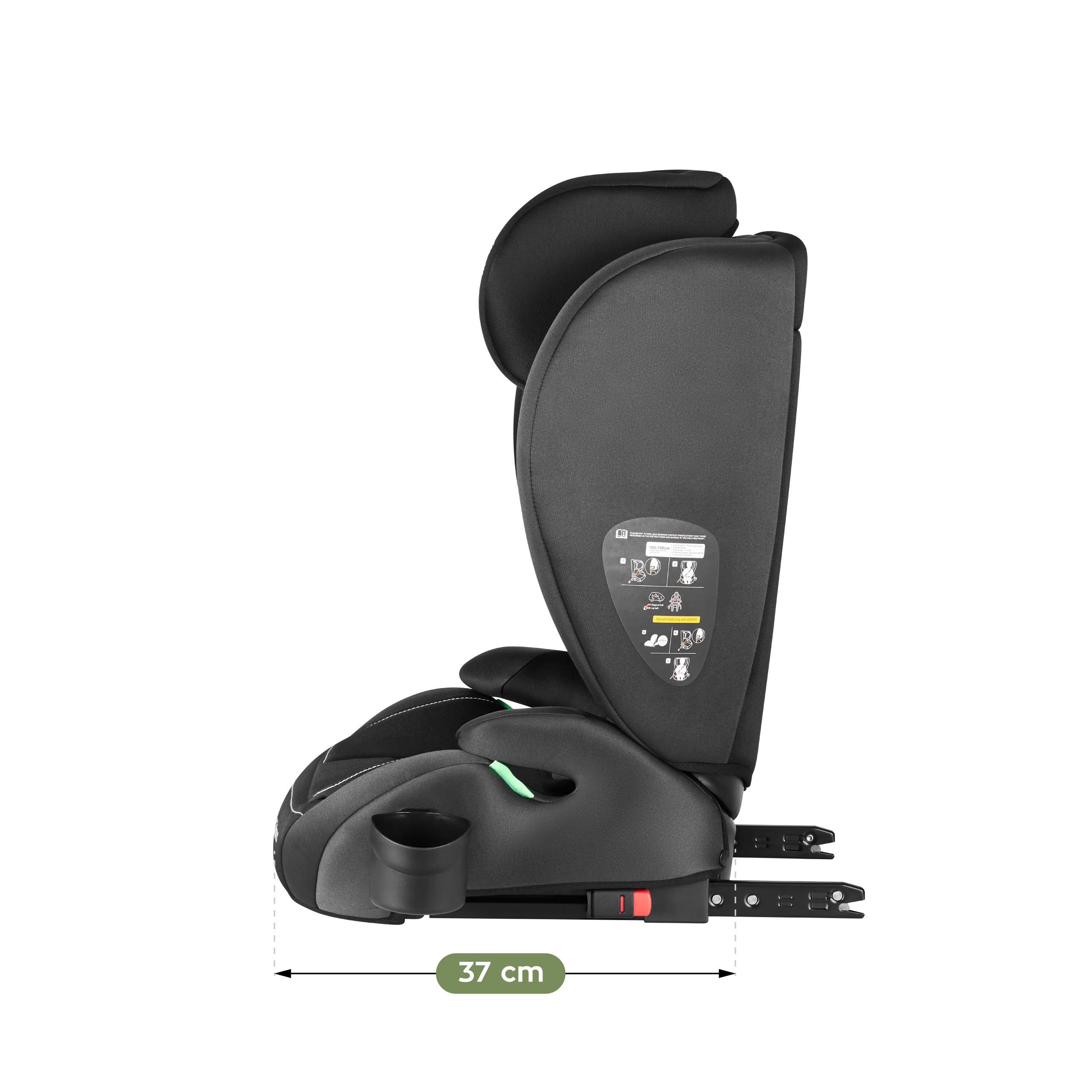 Tulano Joy 25 Zwart-Grijs 100-150cm I-maat autostoel