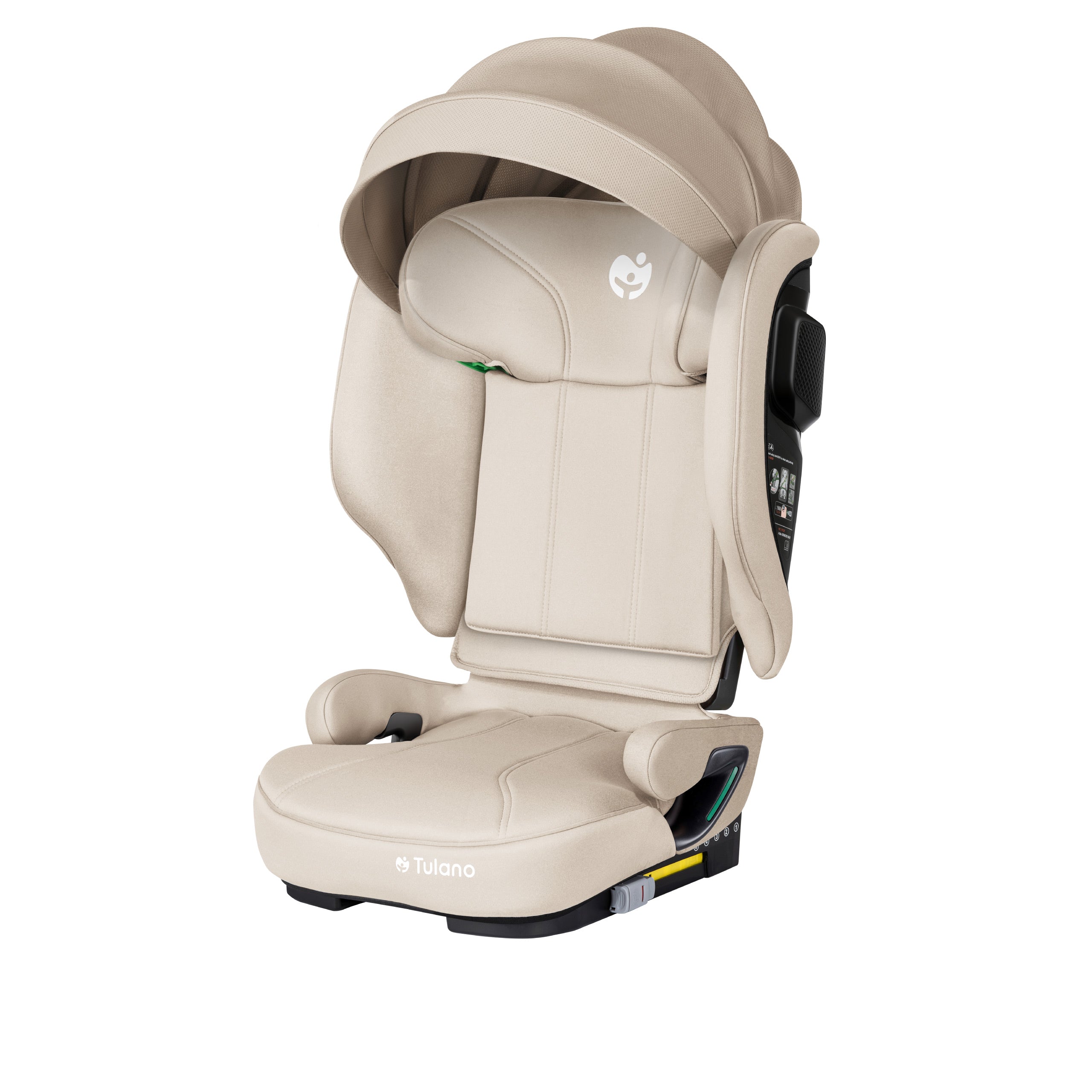 Fotelik samochodowy dla dzieci 100 - 150 cm Tulano Joy 55 Beige I-Size