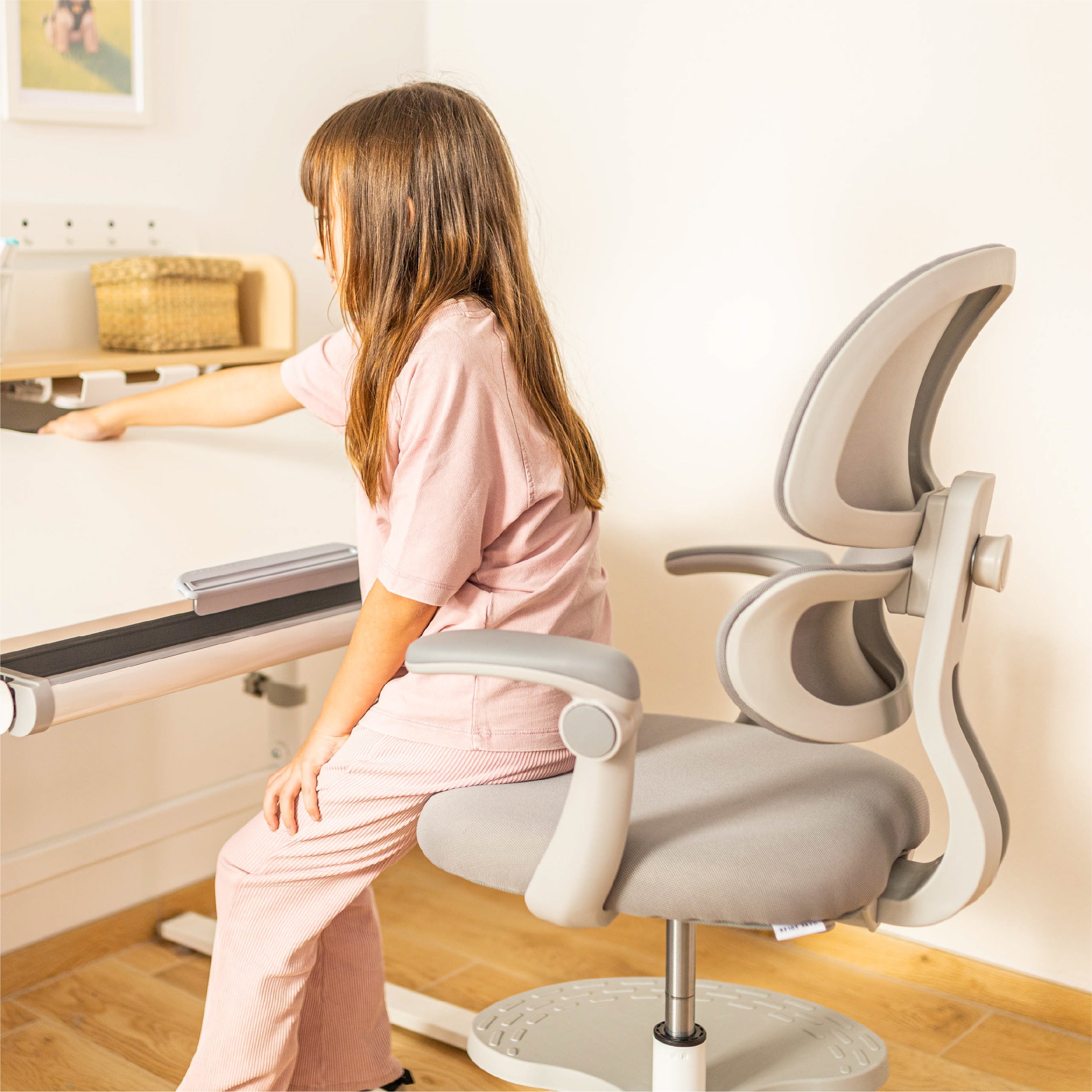 Mark Adler Junior 4.4 Grijze ergonomische kinderstoel
