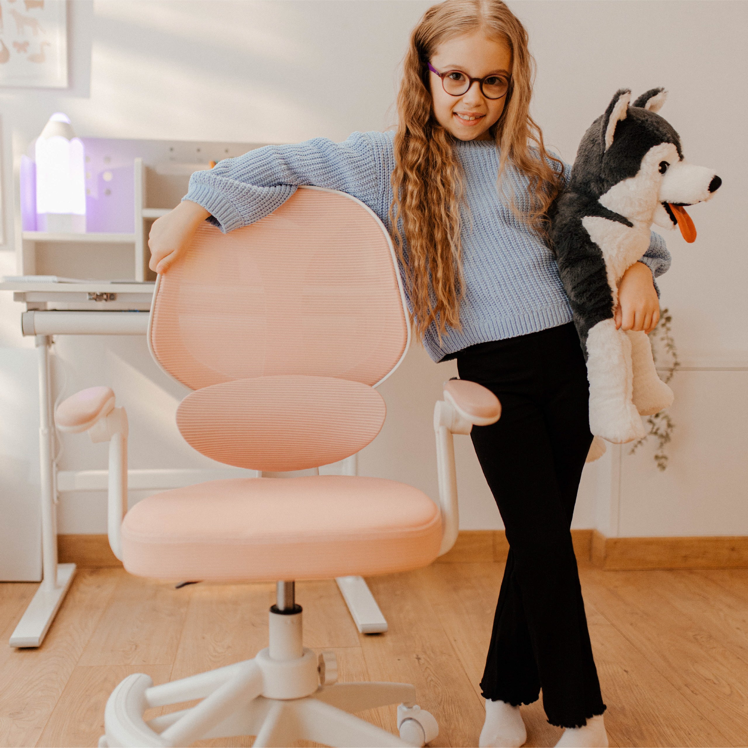 Mark Adler Junior 4,5 Roze verstelbaar kinderzitje