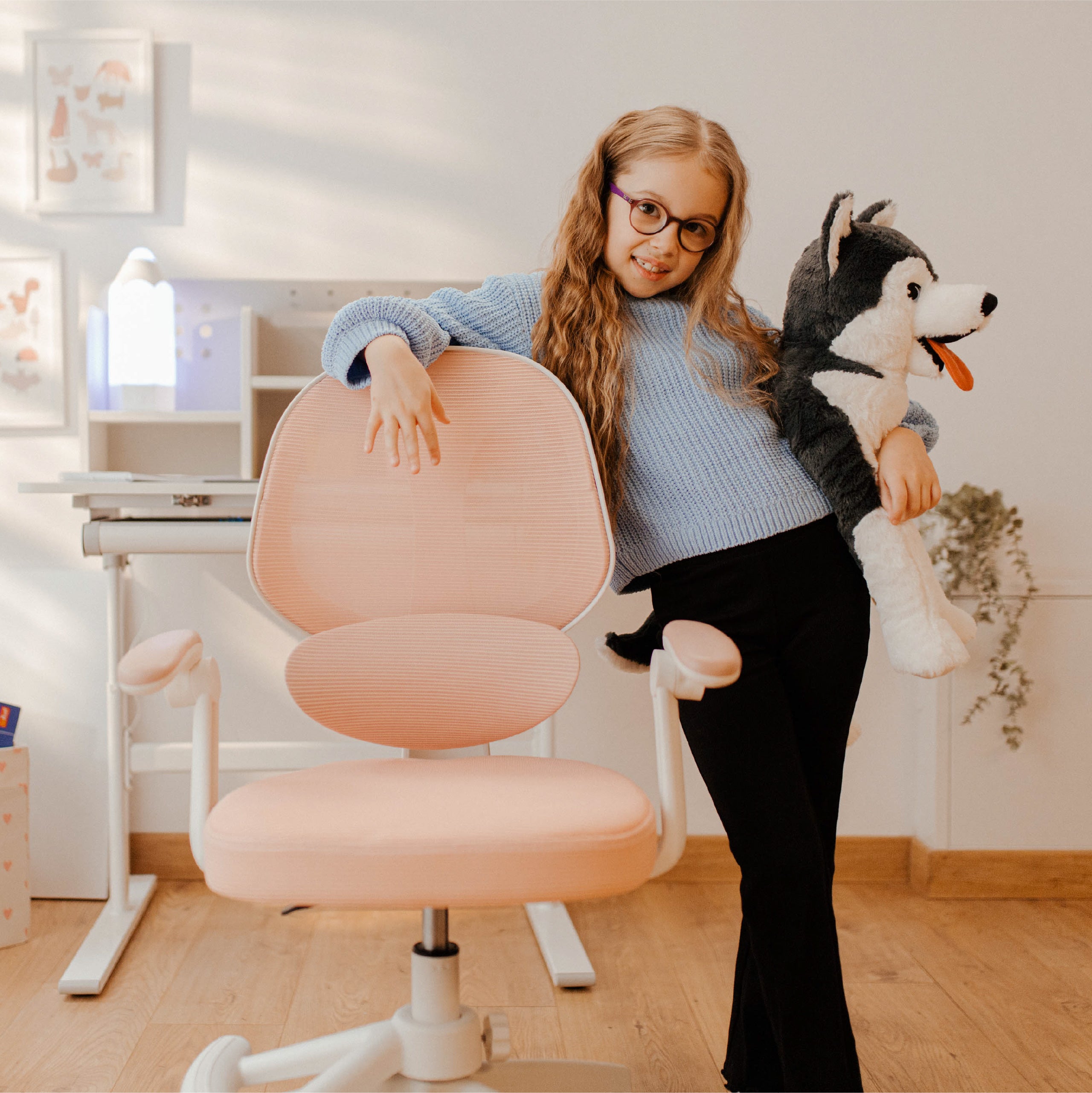 Mark Adler Junior 4,5 Roze verstelbaar kinderzitje