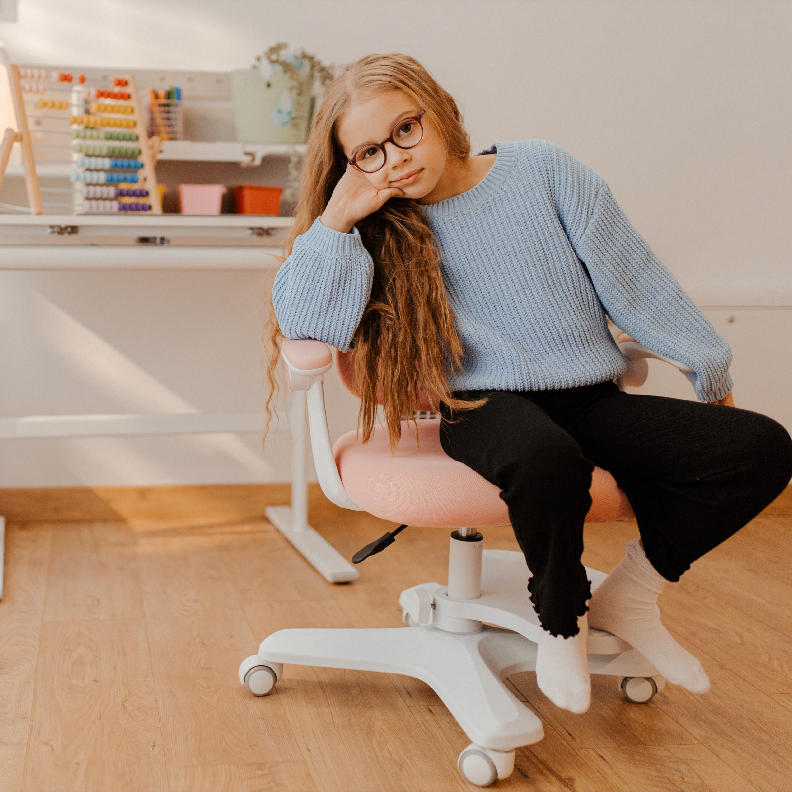 Mark Adler Junior 4,5 Roze verstelbaar kinderzitje