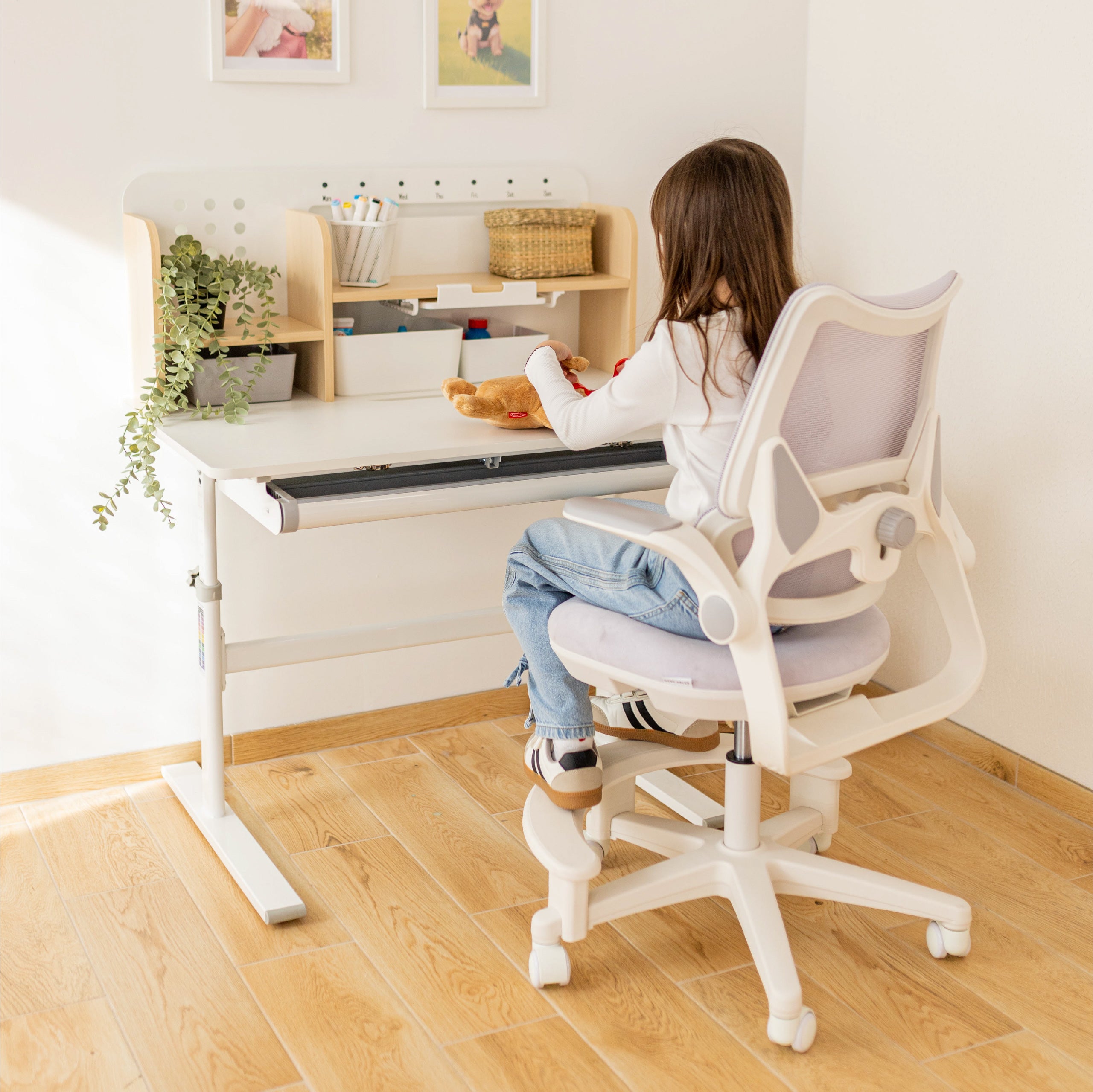 Ergonomisch kinderbureau Mark Adler Studie 5.0 Hout 90 cm