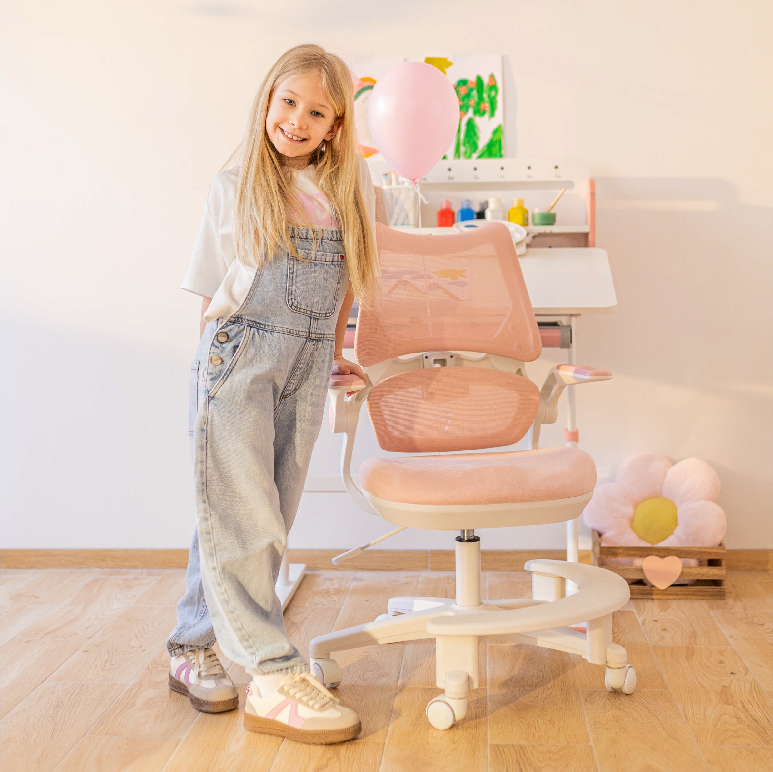 Mark Adler Junior 5.7 Roze kinderbureaustoel