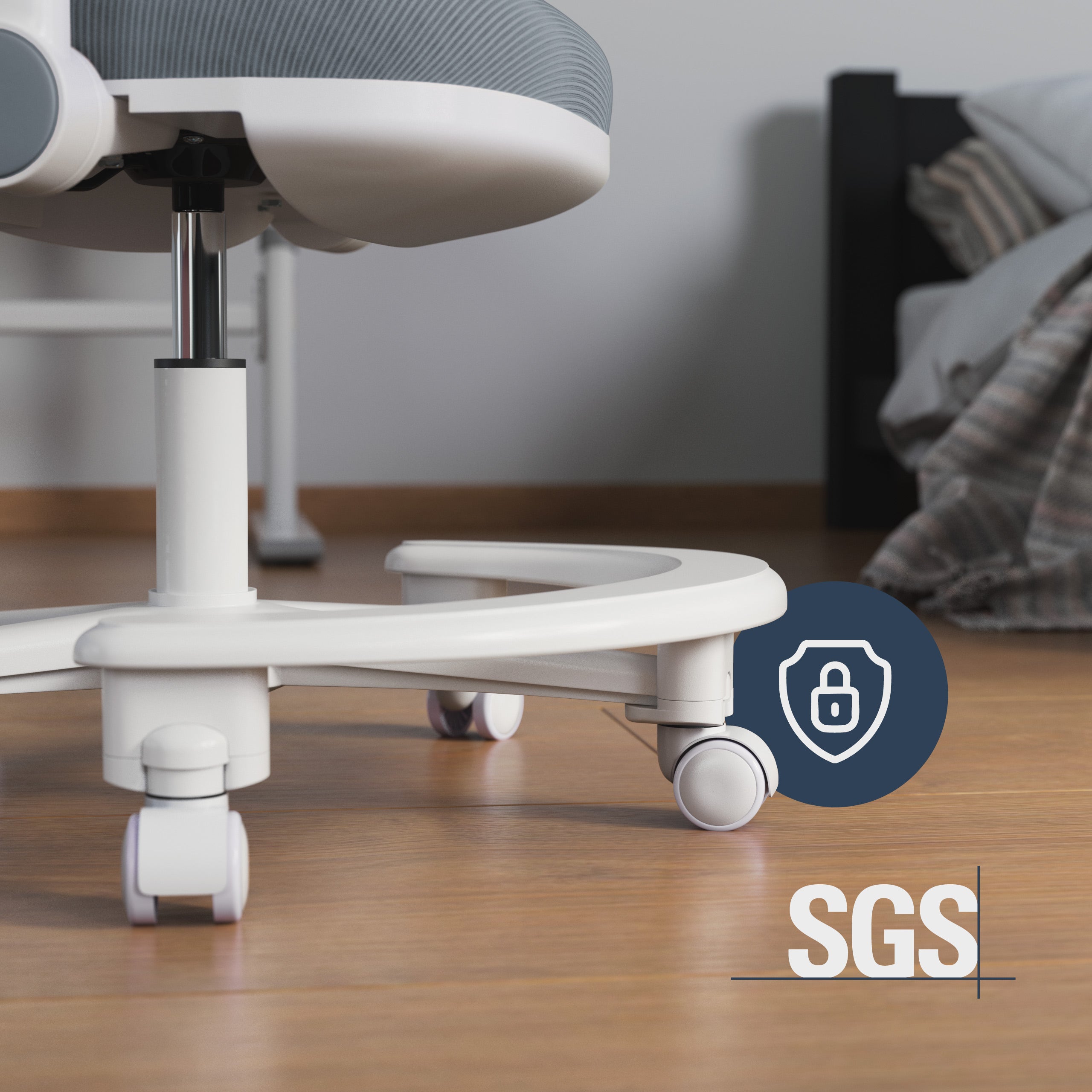 Ergonomische kinderbureaustoel Mark Adler Junior 3.6 Grijs