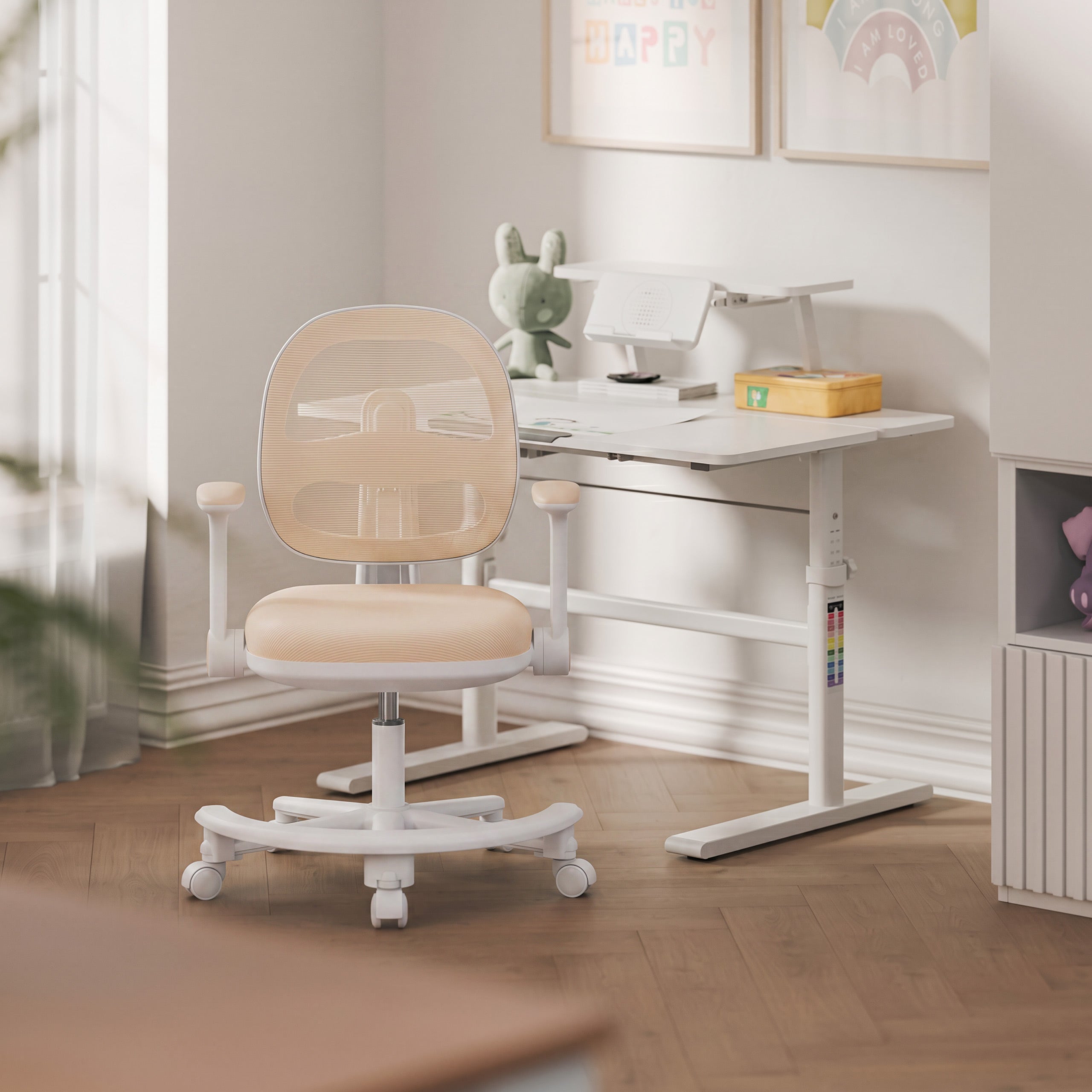 Ergonomische kinderbureaustoel Mark Adler Junior 3.6 Beige