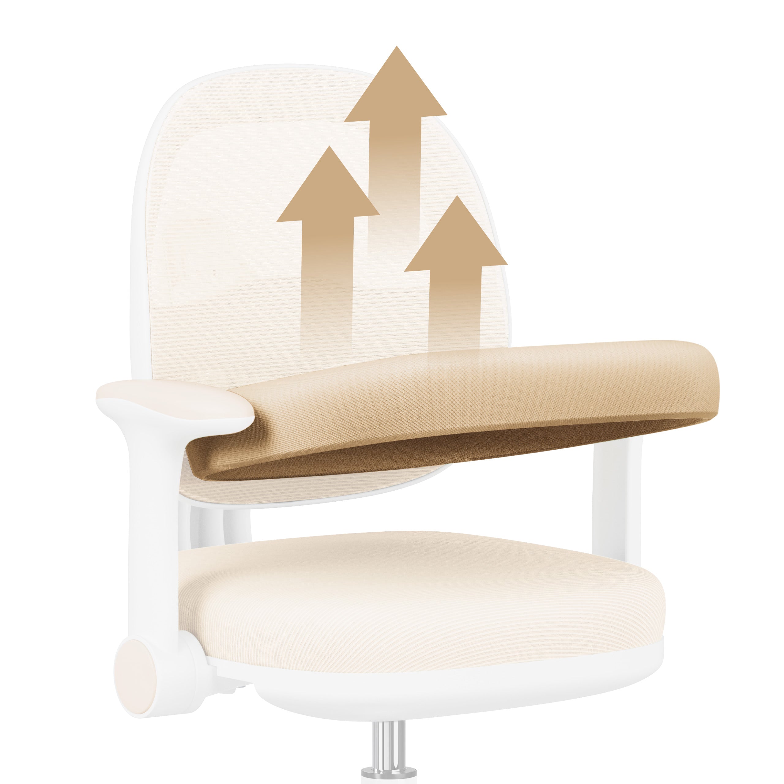 Ergonomische kinderbureaustoel Mark Adler Junior 3.6 Beige