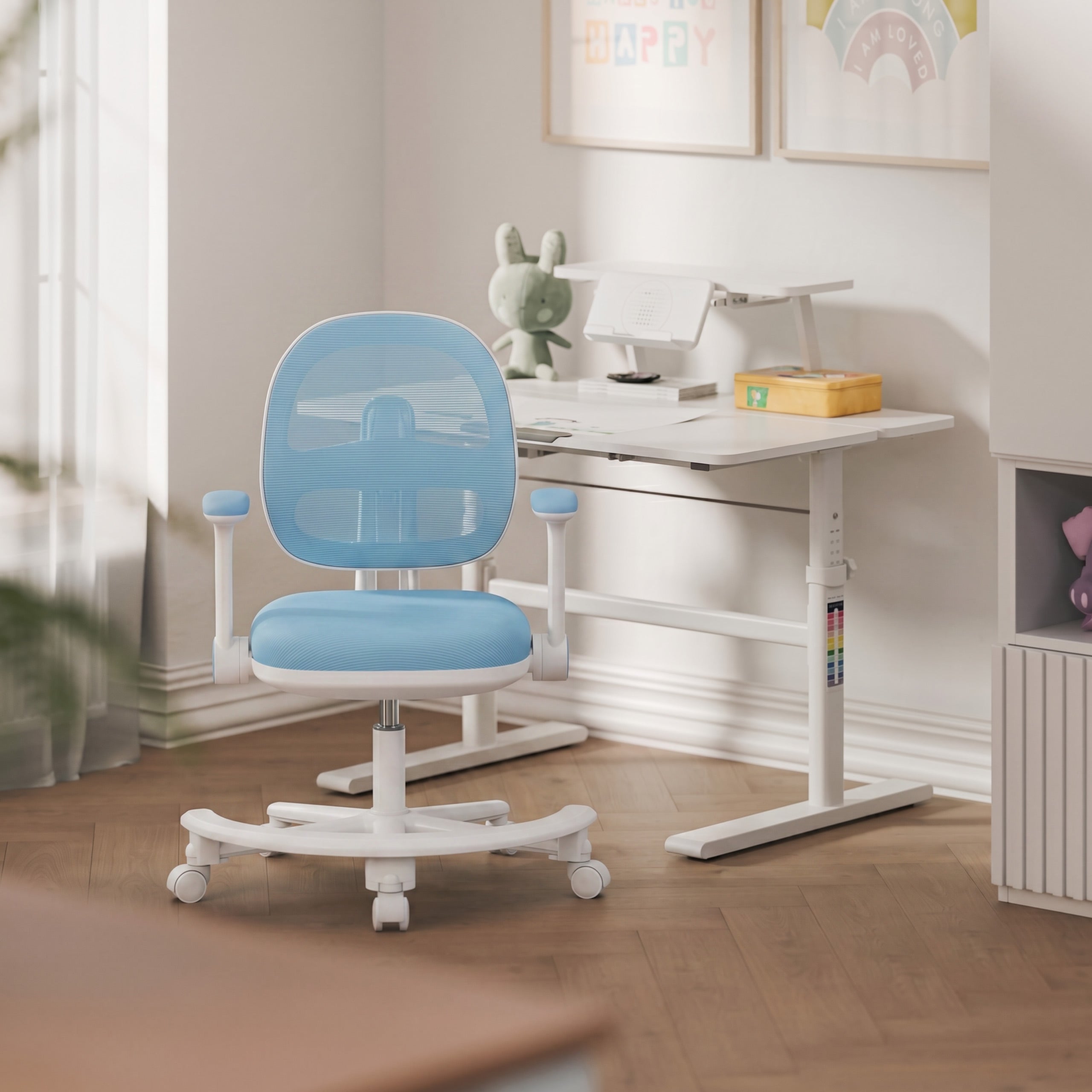 Ergonomische kinderbureaustoel Mark Adler Junior 3.6 Blauw