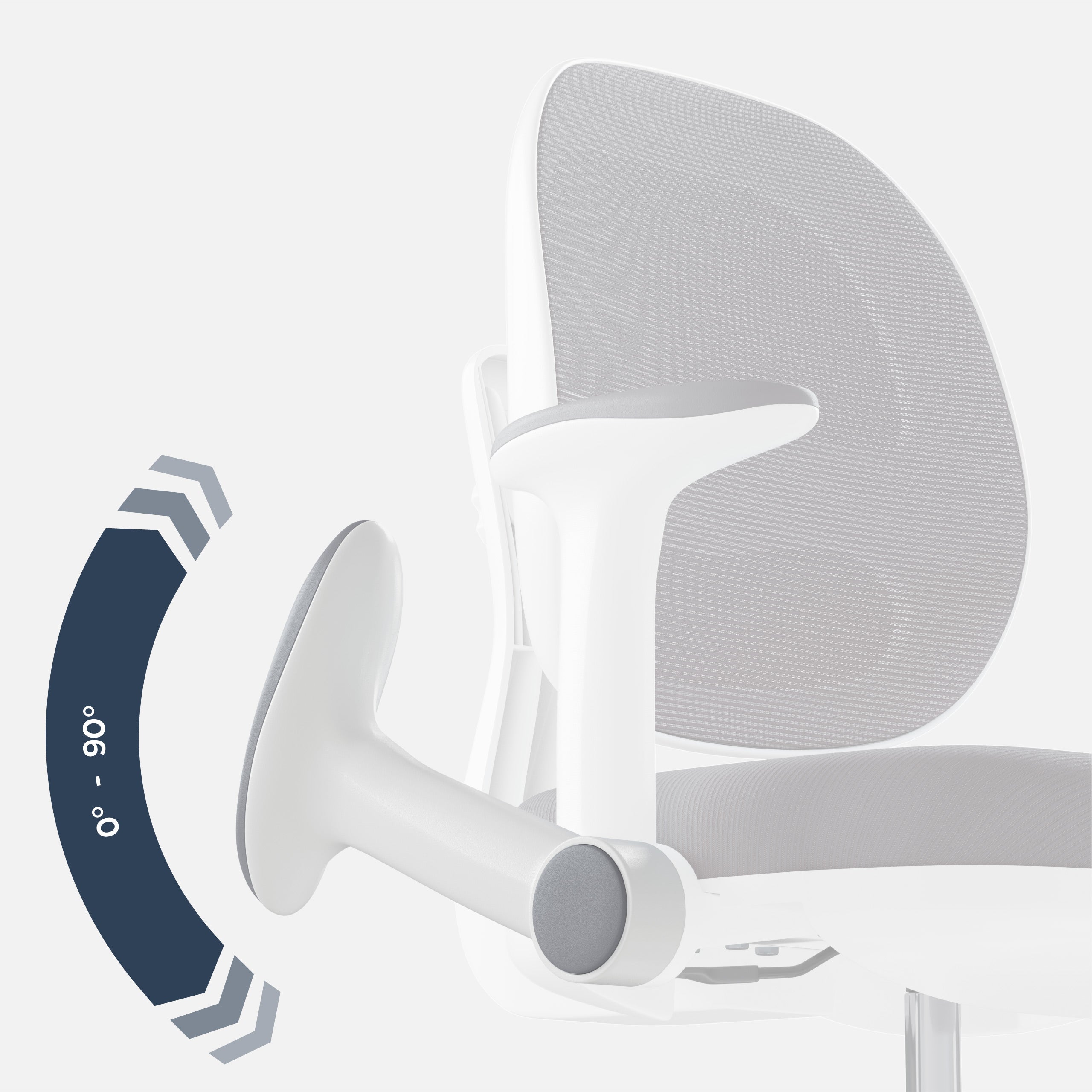 Ergonomische kinderbureaustoel Mark Adler Junior 3.6 Grijs
