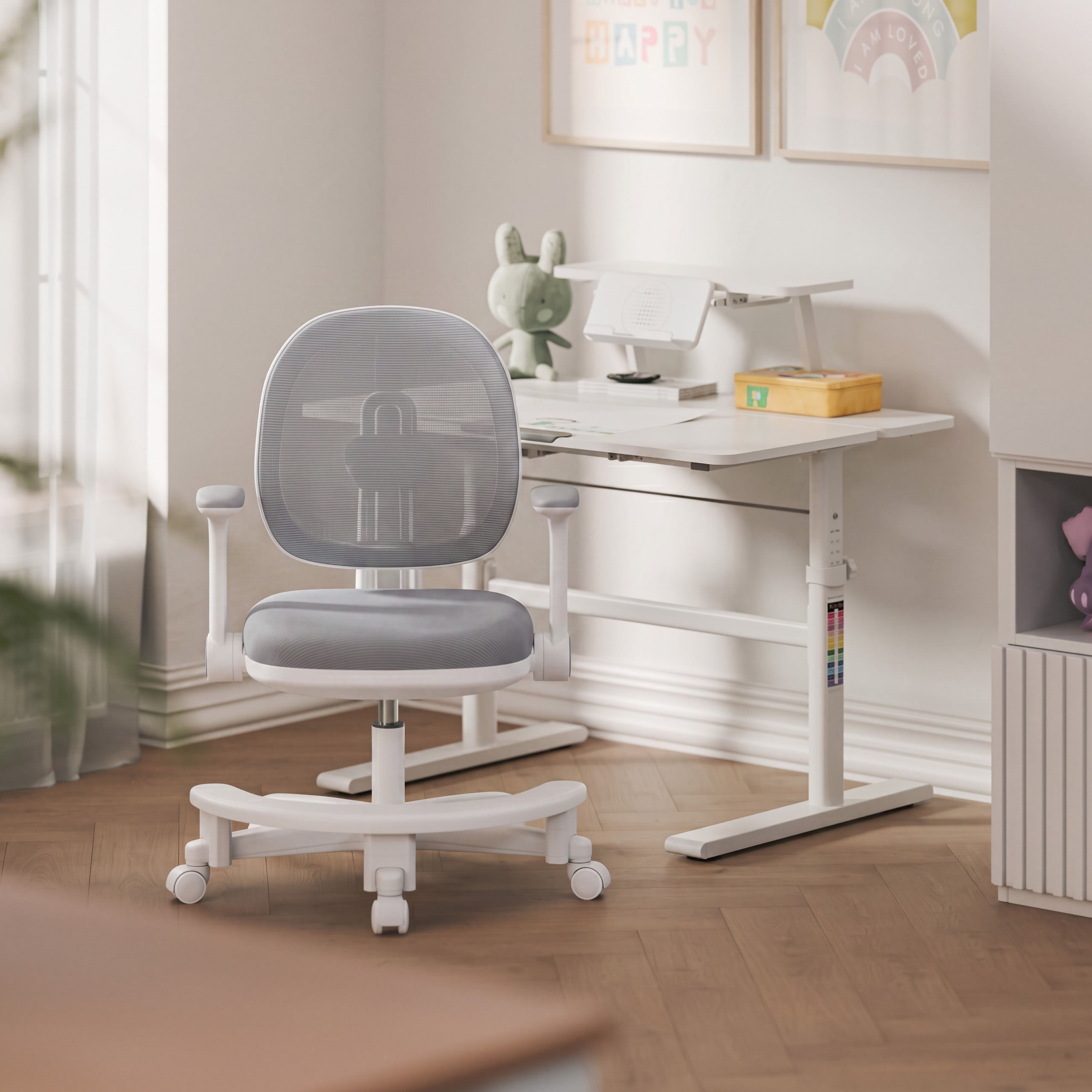 Ergonomische kinderbureaustoel Mark Adler Junior 3.6 Grijs