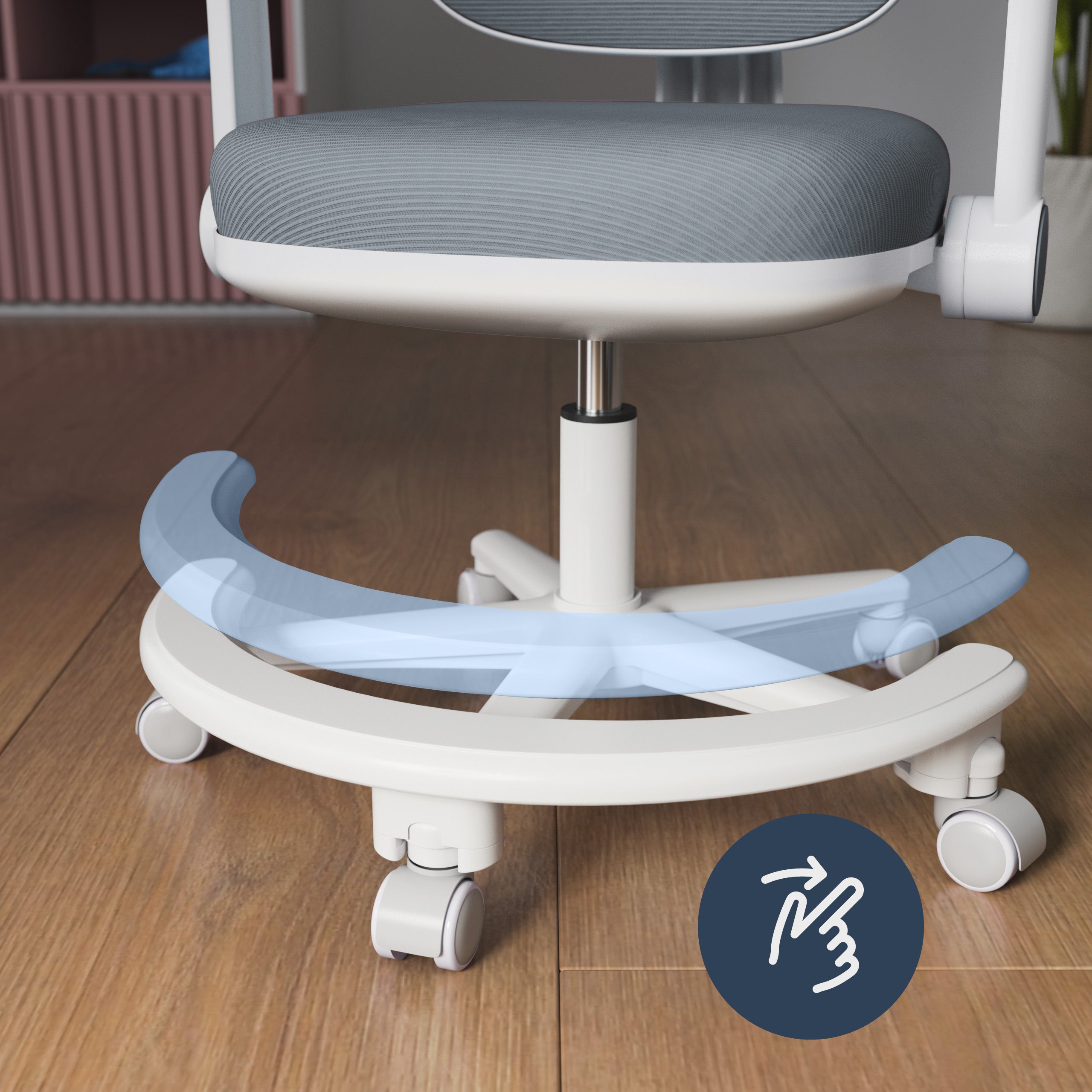 Ergonomische kinderbureaustoel Mark Adler Junior 3.6 Grijs