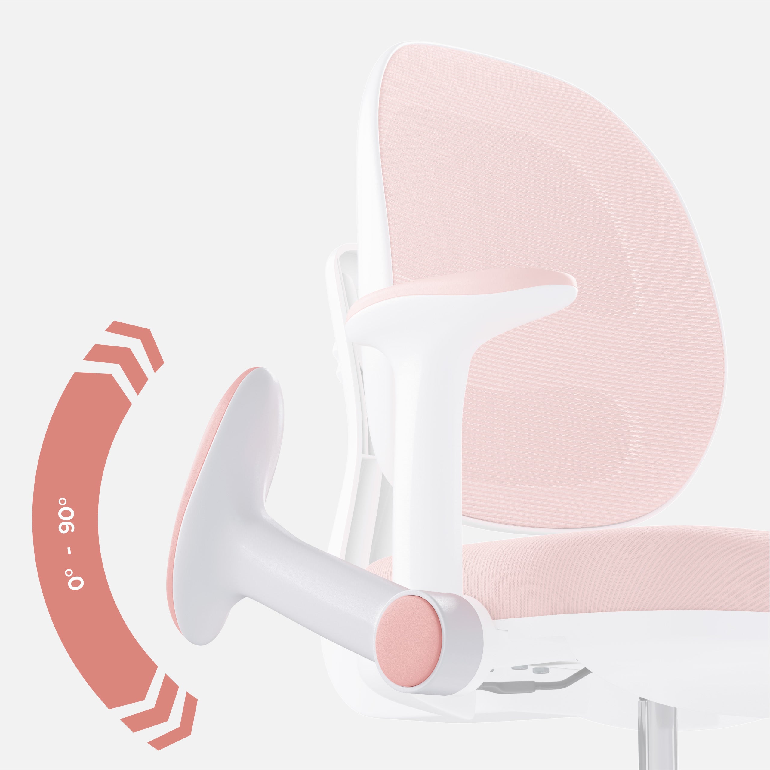 Ergonomische kinderbureaustoel Mark Adler Junior 3.6 Roze