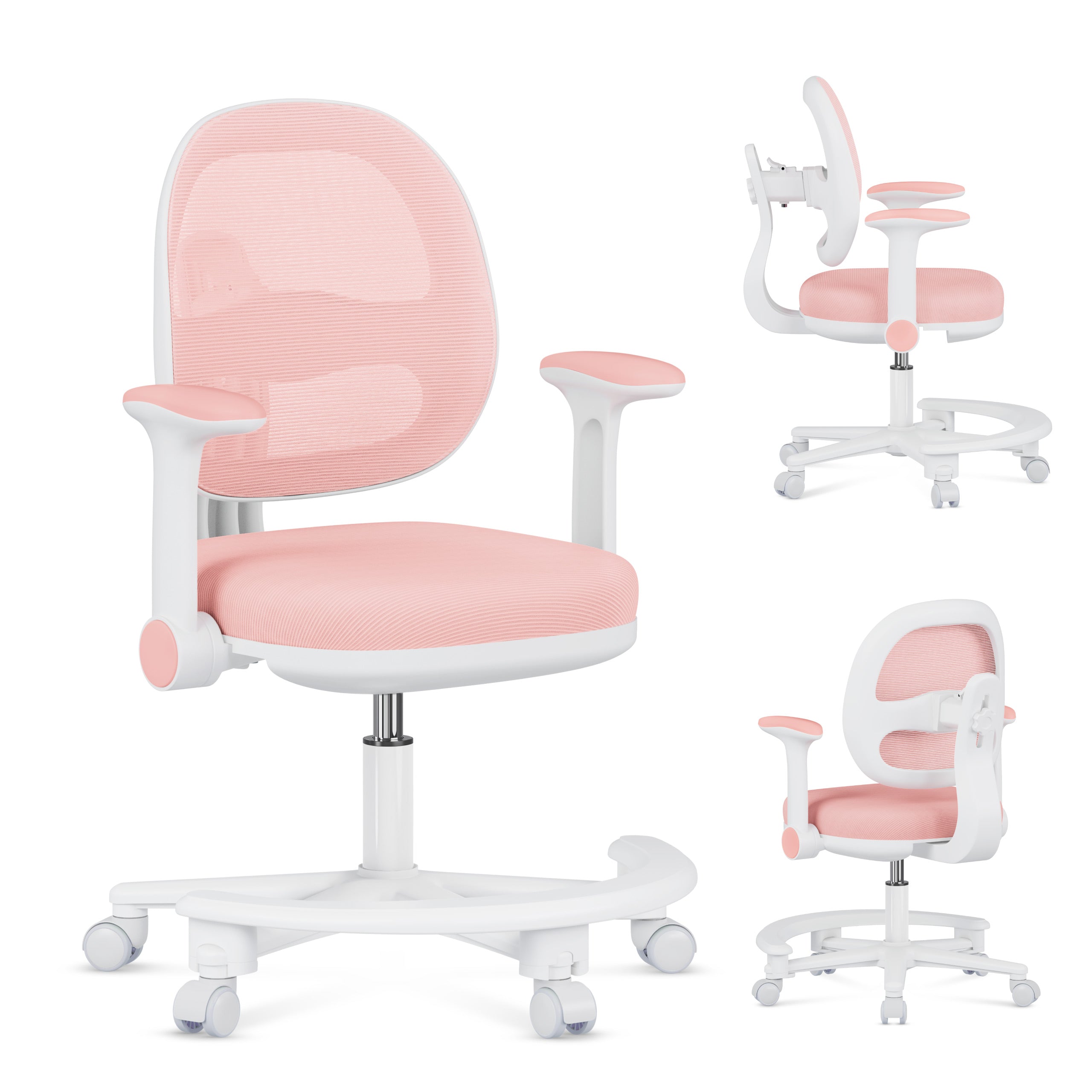 Ergonomische kinderbureaustoel Mark Adler Junior 3.6 Roze