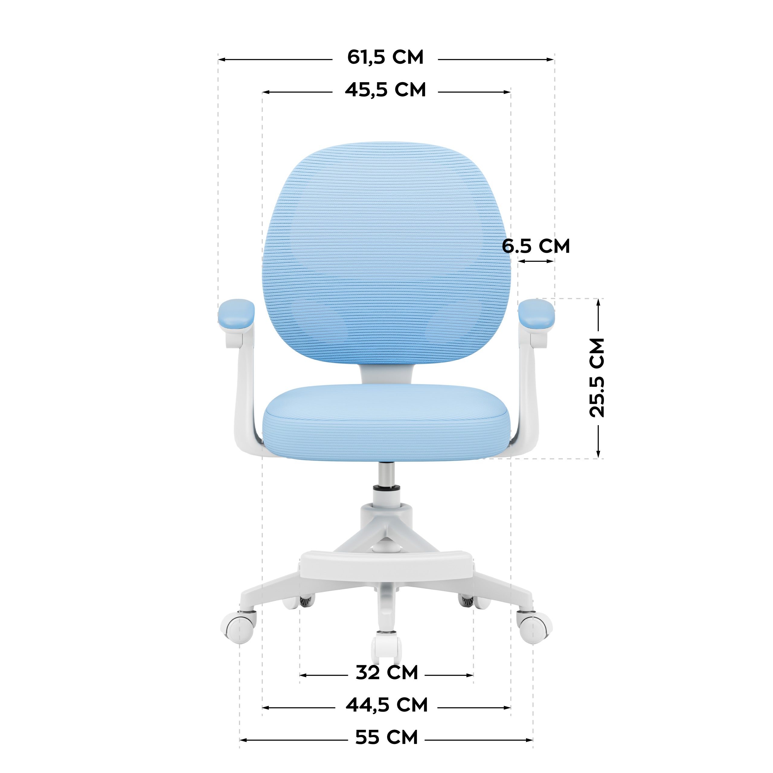 Mark Adler Junior 3.1 Blauwe kinderdraaistoel