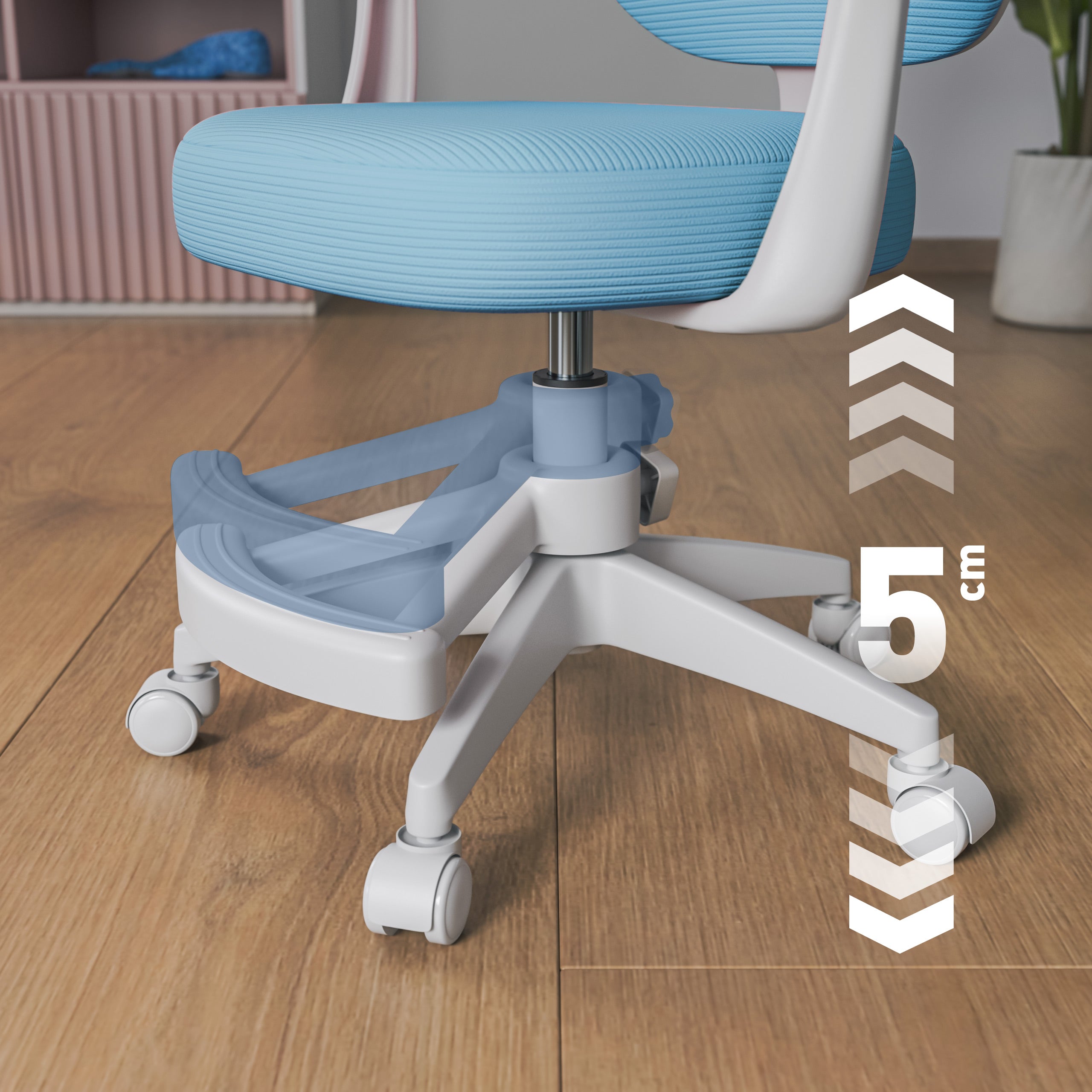 Mark Adler Junior 3.1 Blauwe kinderdraaistoel