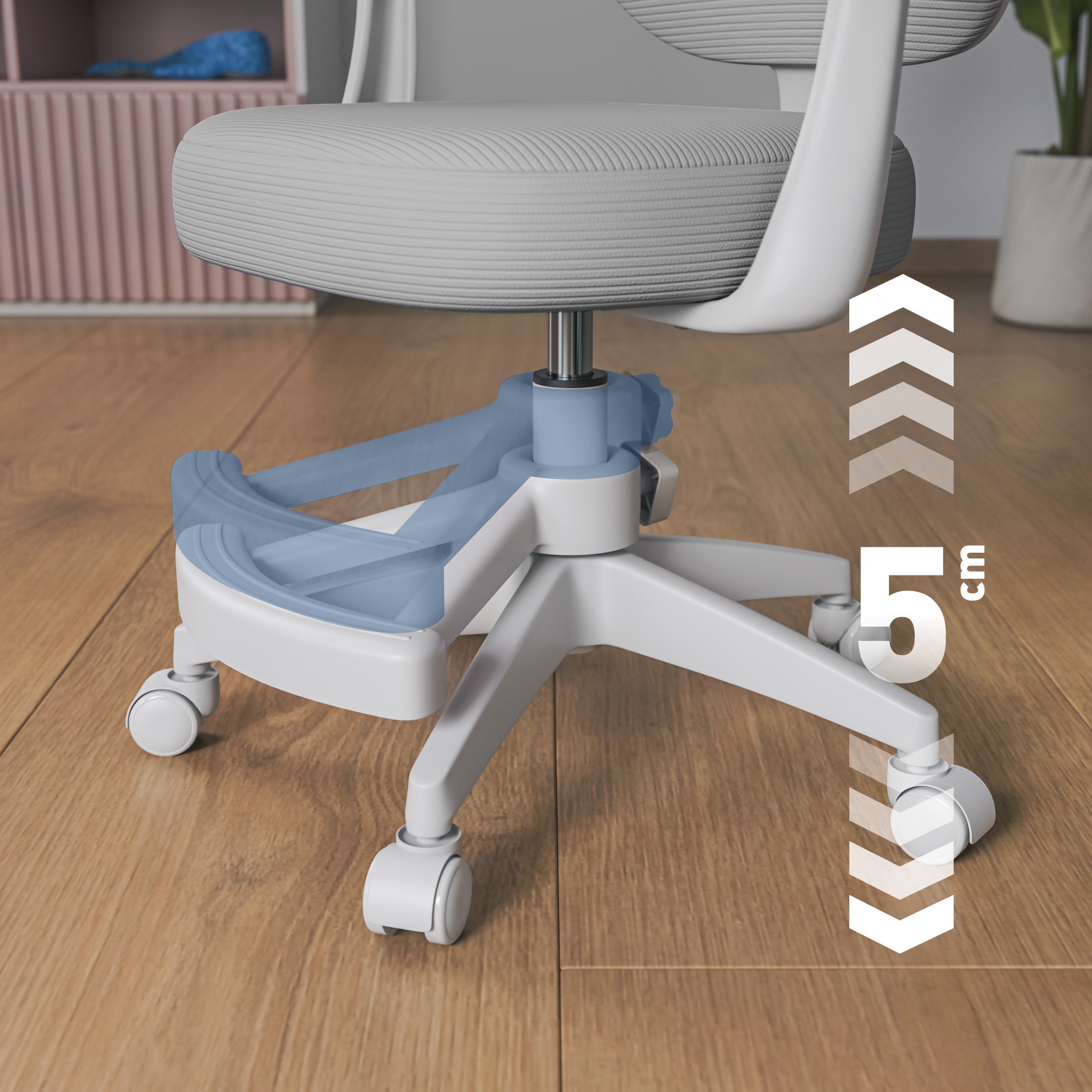 Mark Adler Junior 3.1 Grijze kinderdraaistoel