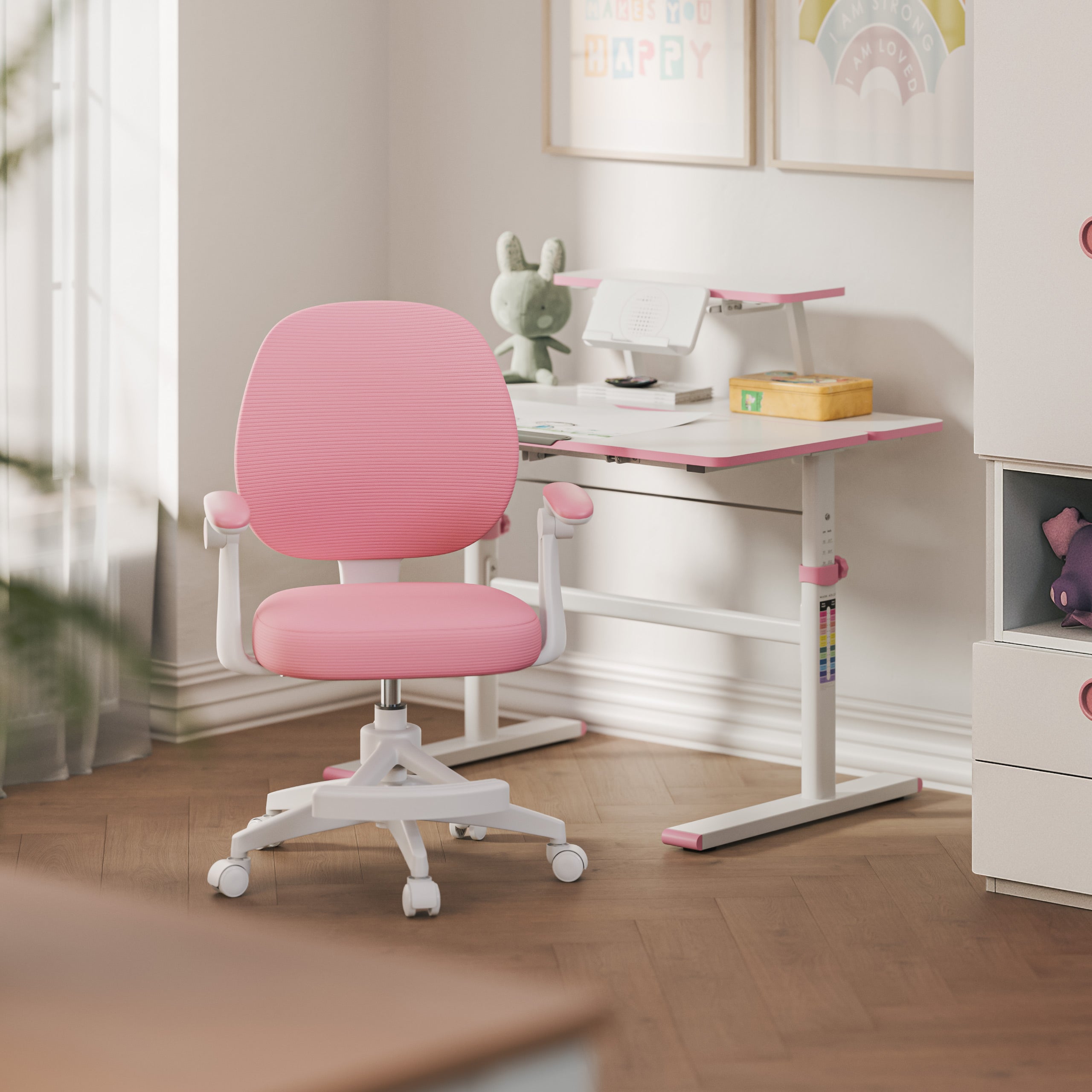 Mark Adler Junior 3.1 Roze kinderdraaistoel