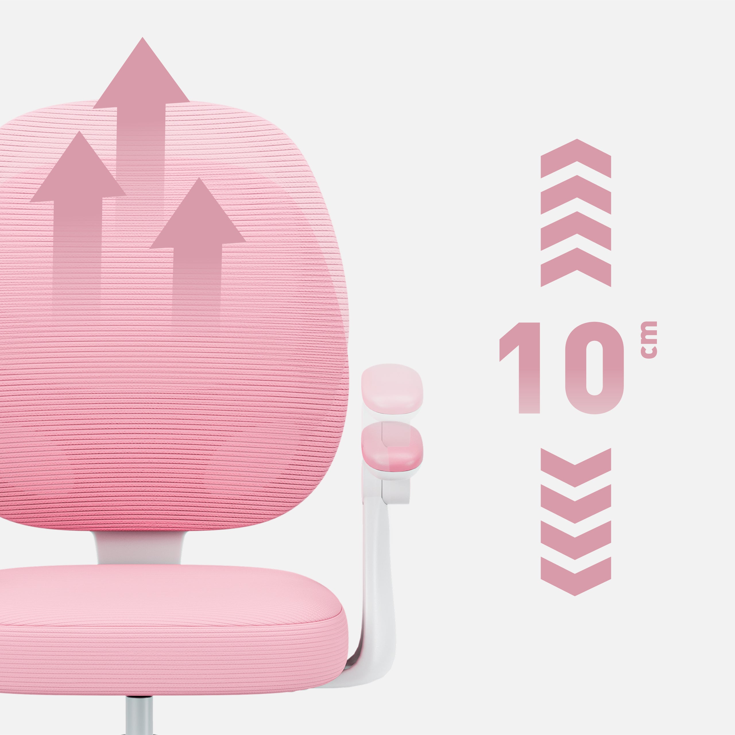 Mark Adler Junior 3.1 Roze kinderdraaistoel