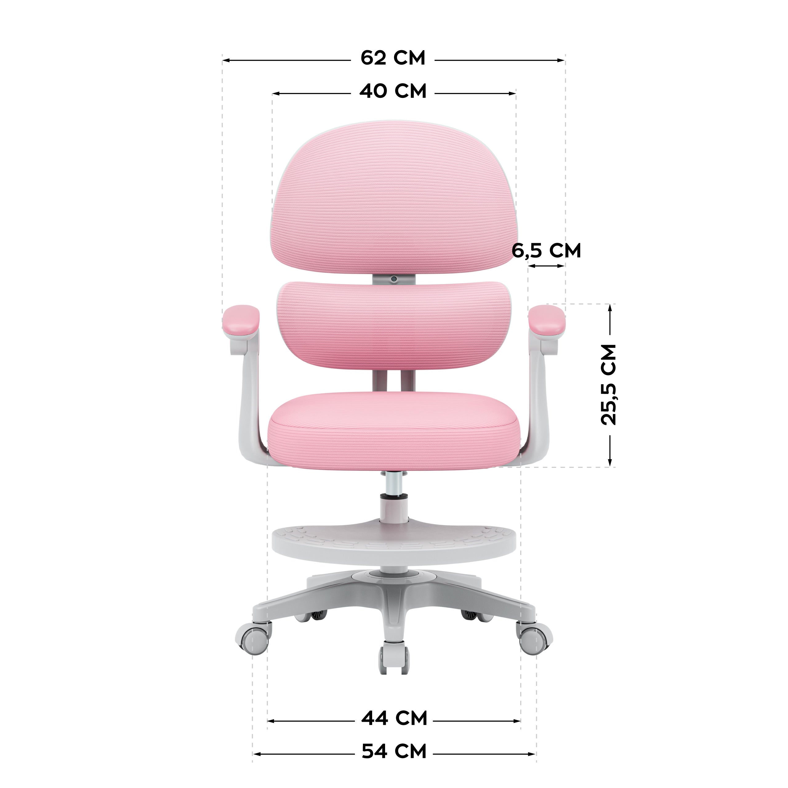 Mark Adler Junior 4.4 Roze ergonomische kinderstoel