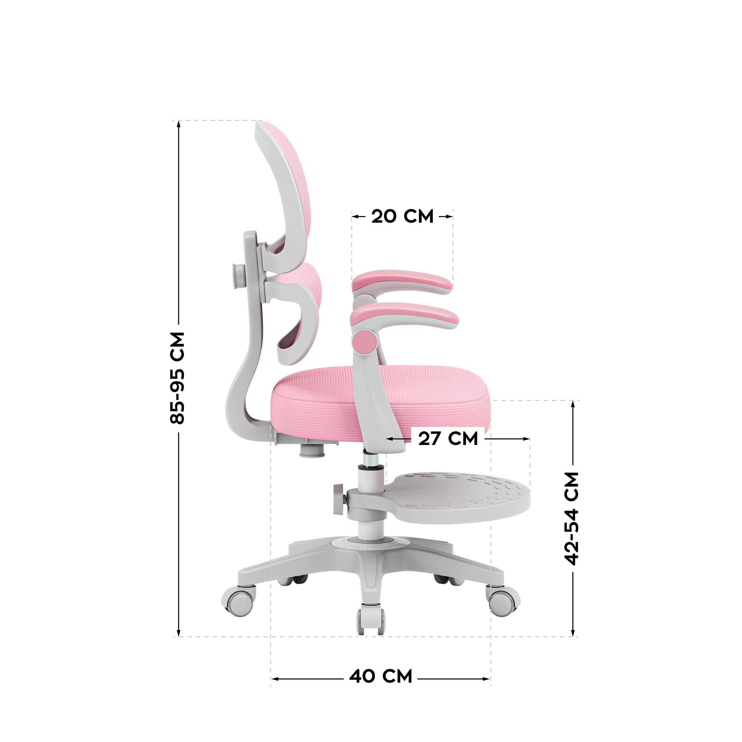 Mark Adler Junior 4.4 Roze ergonomische kinderstoel