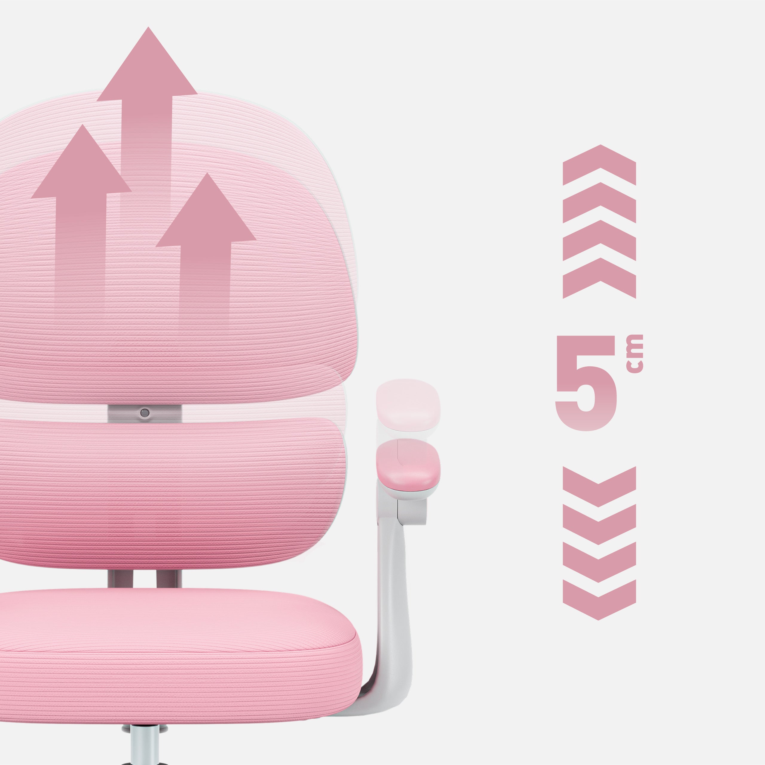 Mark Adler Junior 4.4 Roze ergonomische kinderstoel