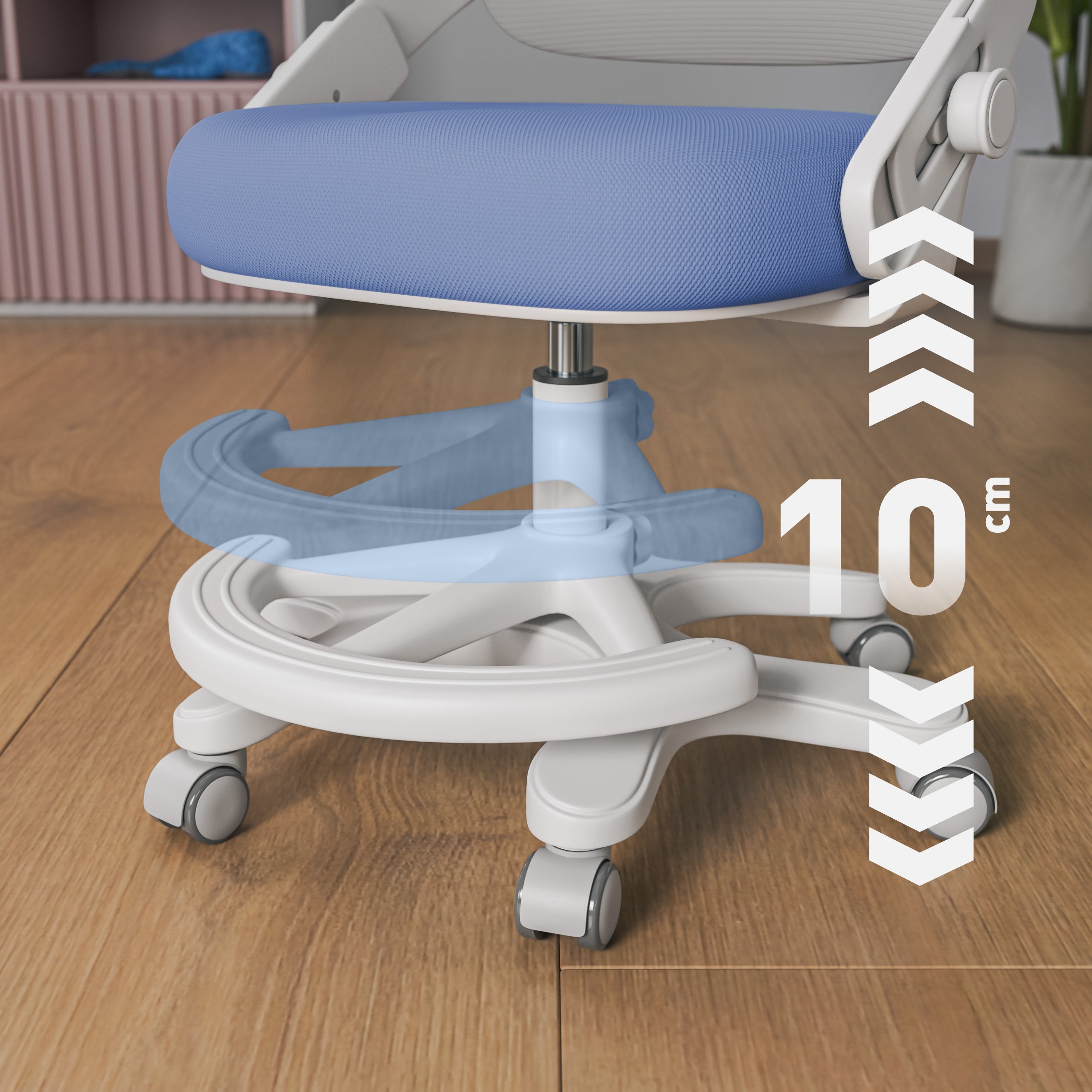 Mark Adler Junior 4.3 Blauw-grijze kinderbureaustoel