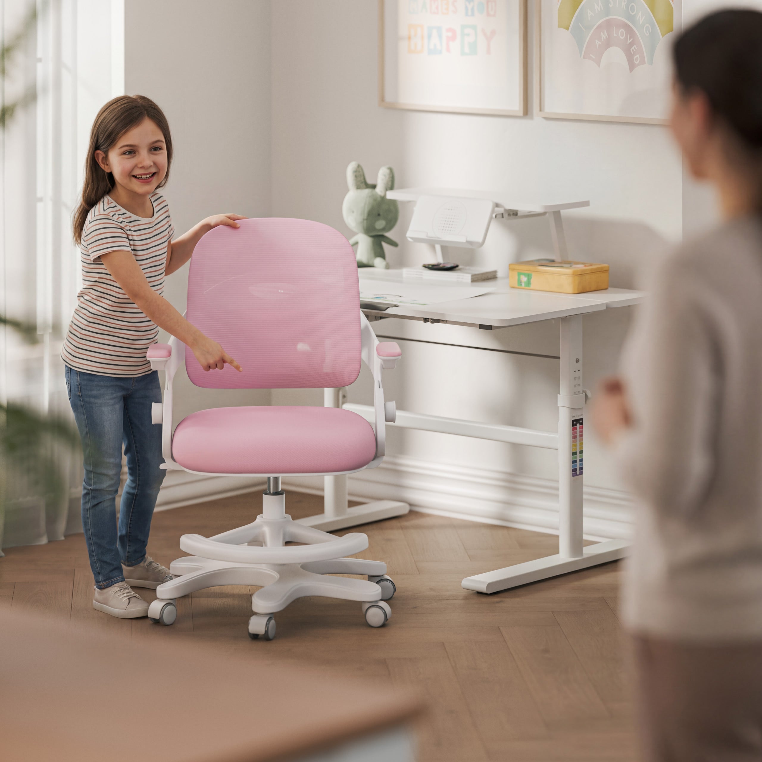 OUTLET Mark Adler Junior 4.3 Roze kinderbureaustoel