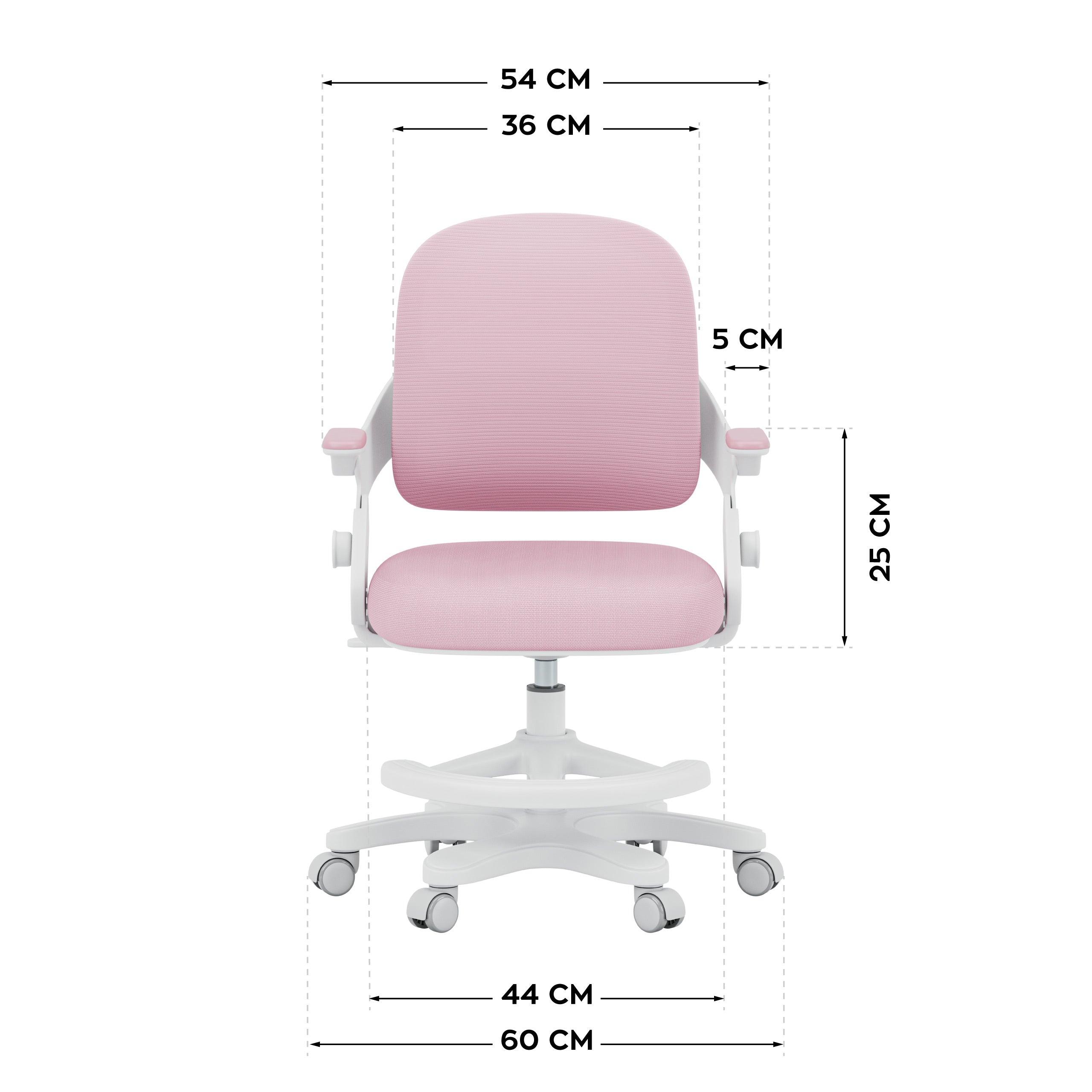 Mark Adler Junior 4.3 Roze kinderbureaustoel