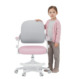 Mark Adler Junior 4.3 Roze-grijze kinderbureaustoel