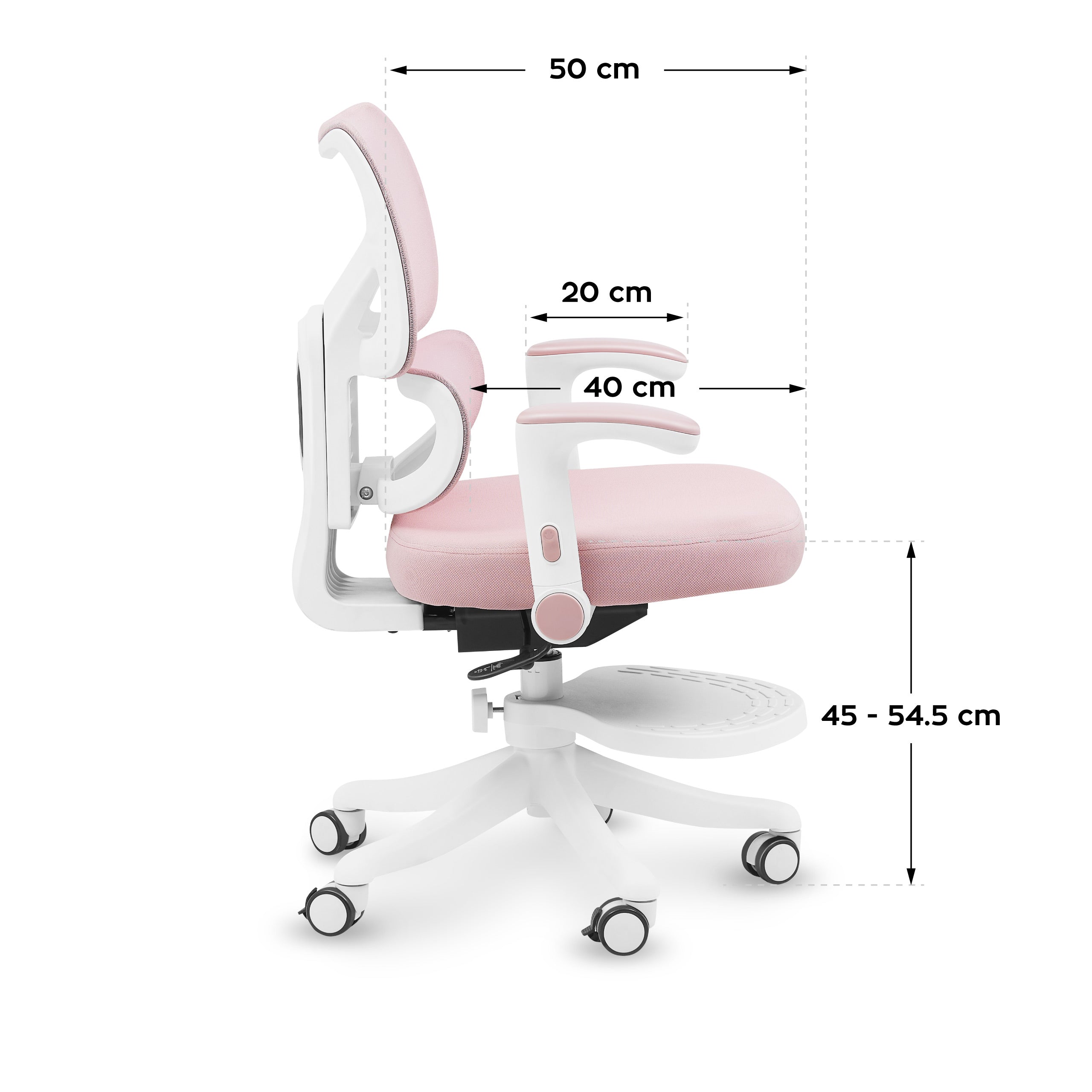 Mark Adler Junior 5.3 Roze draaistoel