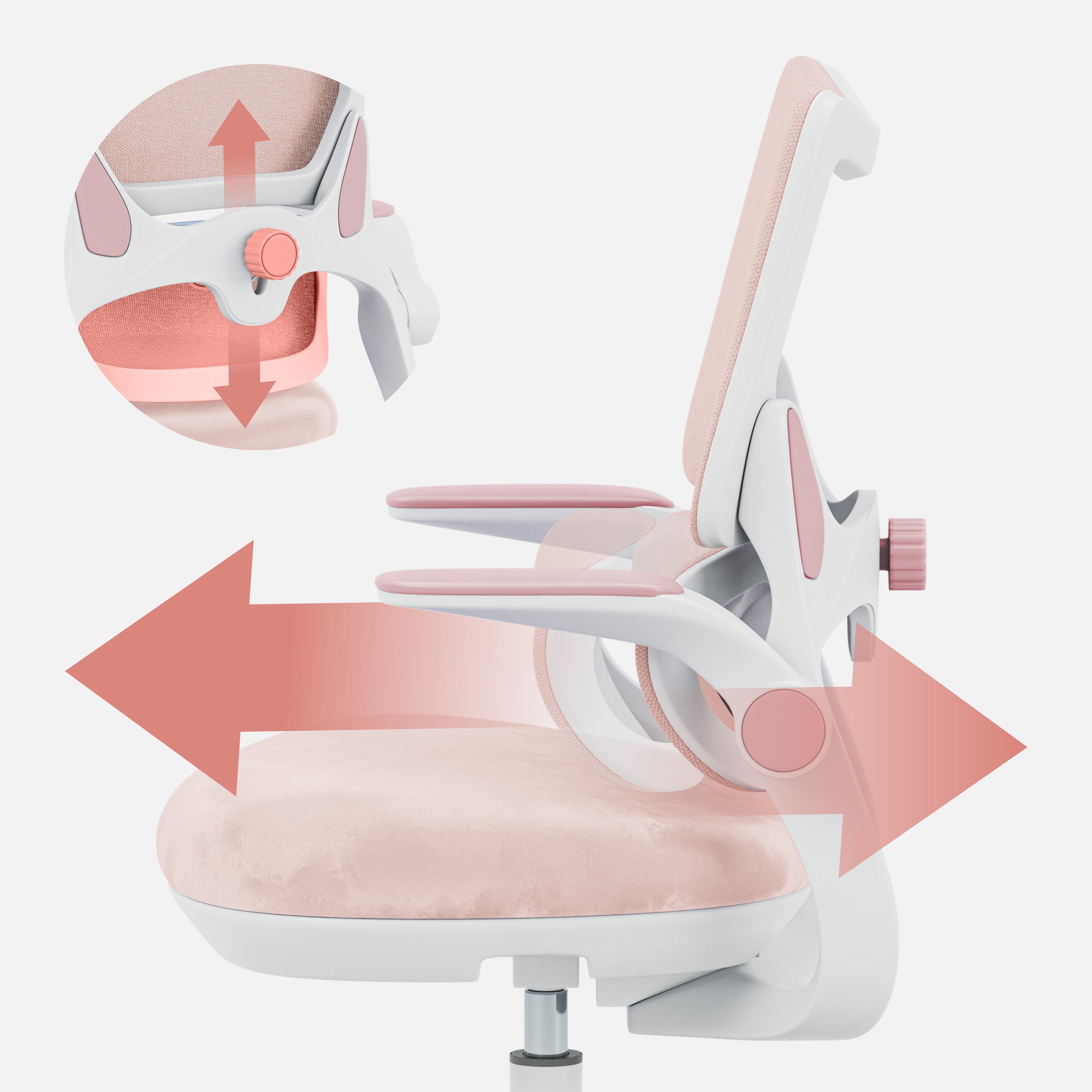 Mark Adler Junior 5.7 Roze kinderbureaustoel
