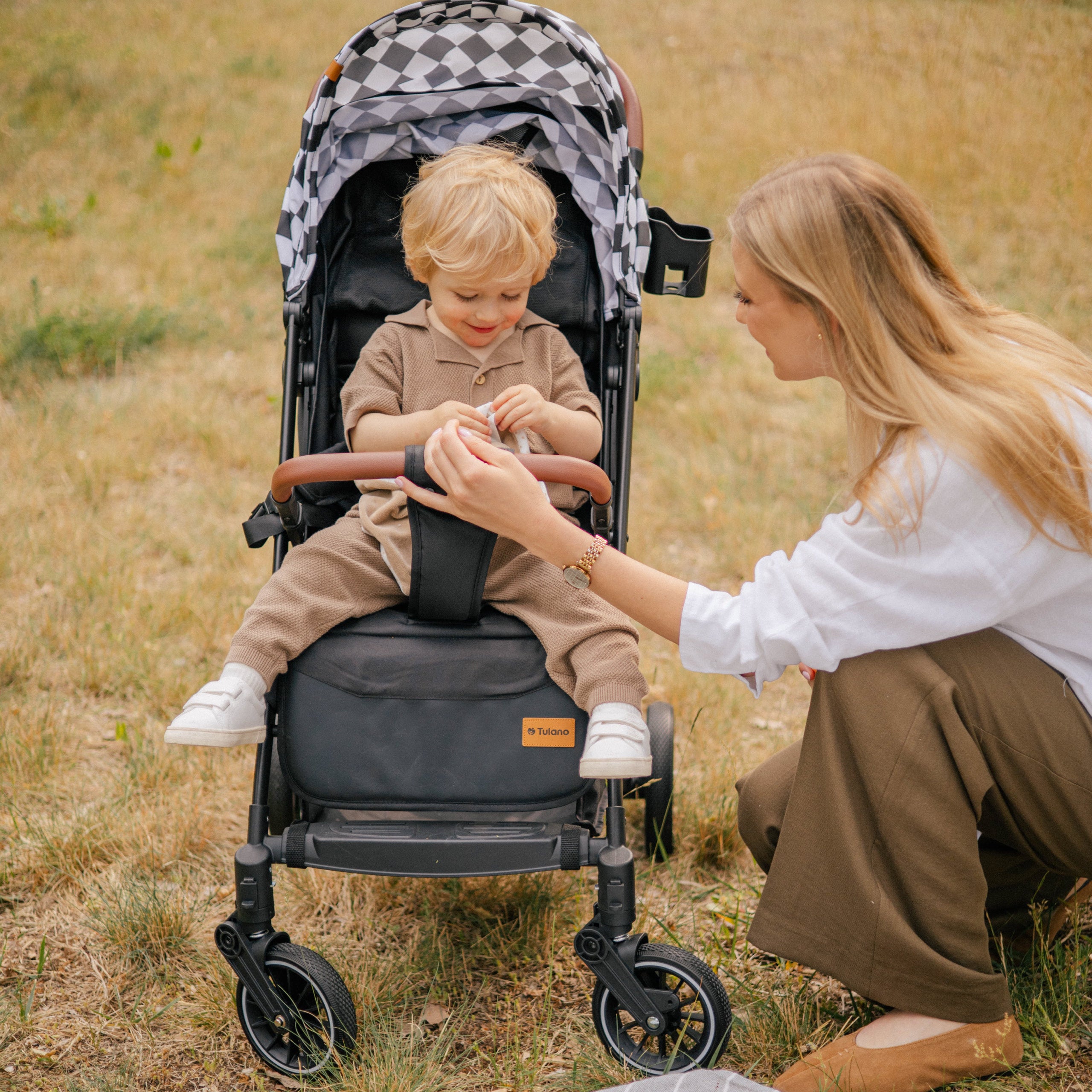 Tulano Lagos 35 Zwarte Kinderwagen