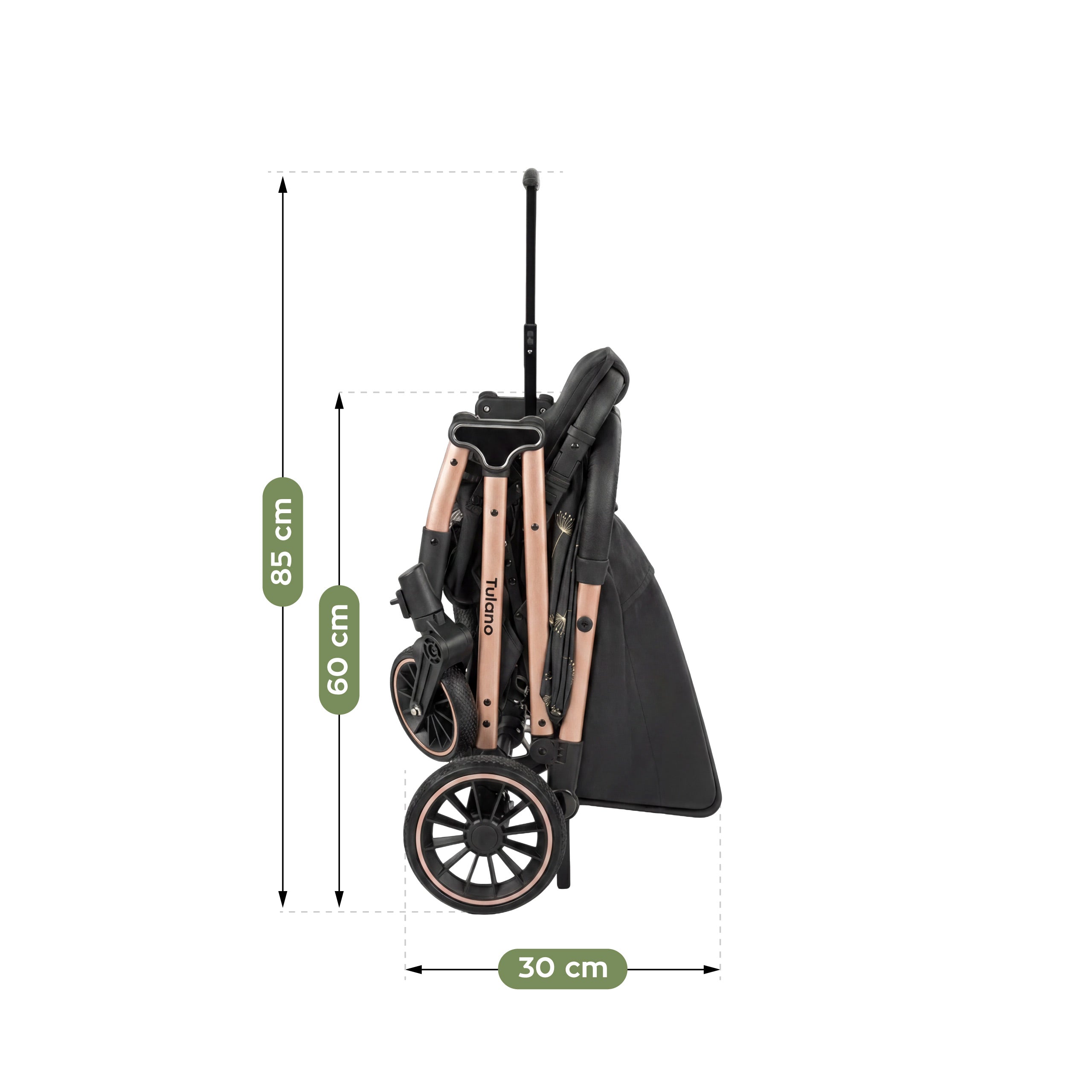 Tulano Lagos 35 Wandelwagen Zwart Goud