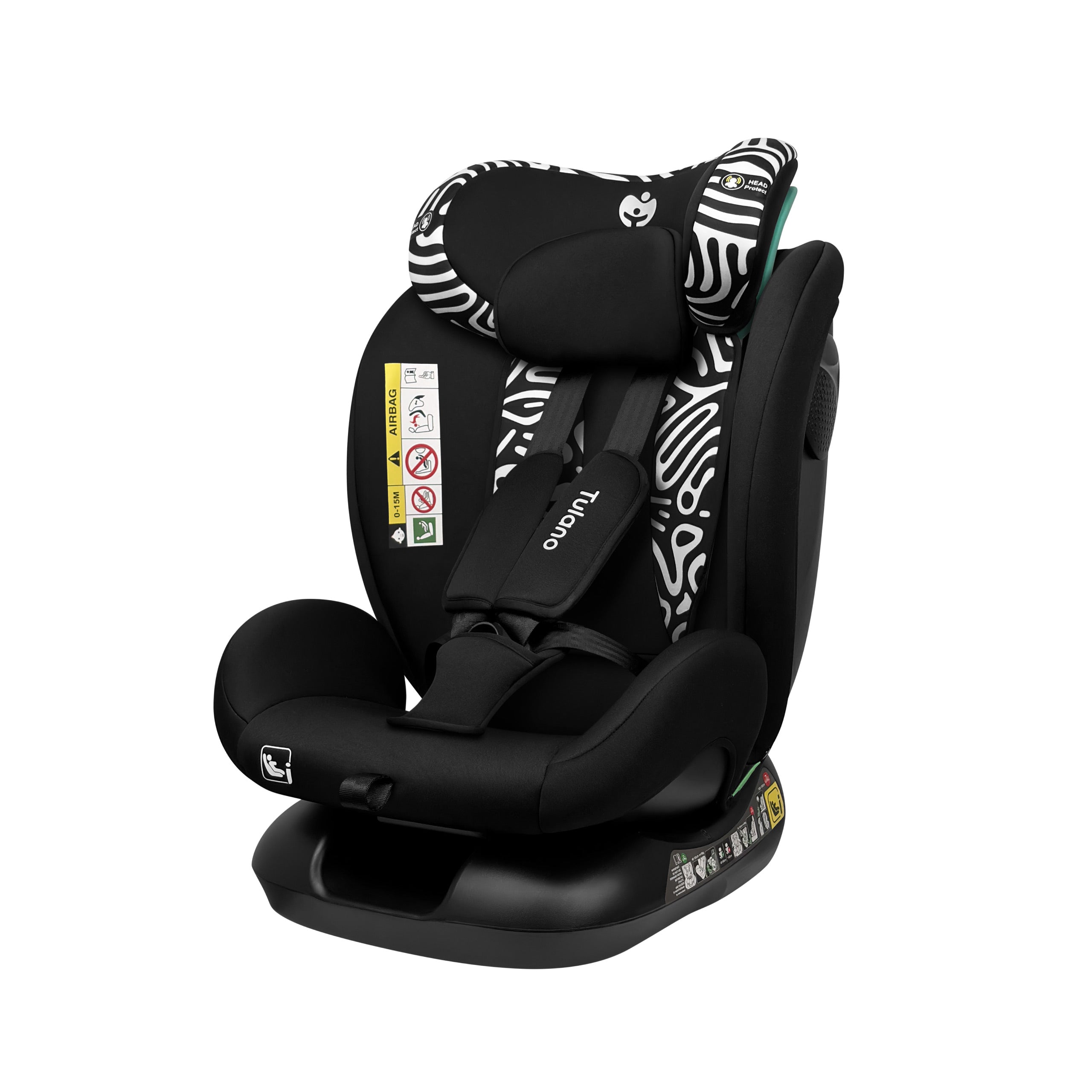 Autostoeltje Tulano Loom 15 Black Mono
