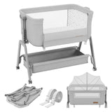 3-in-1 reisbedje Tulano Dream 50 Lichtgrijs