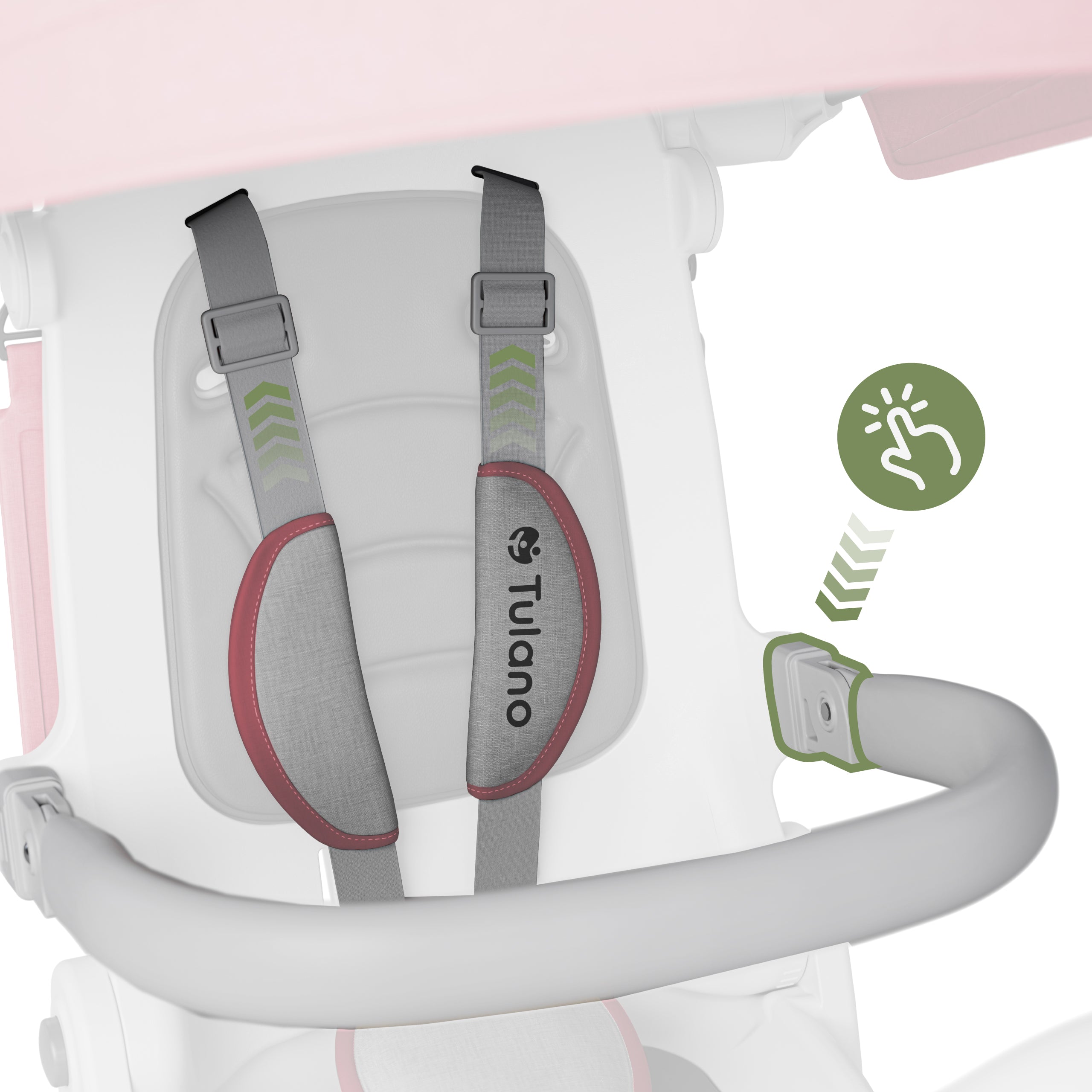 Tulano 4in1 driewieler Noah 35 Roze