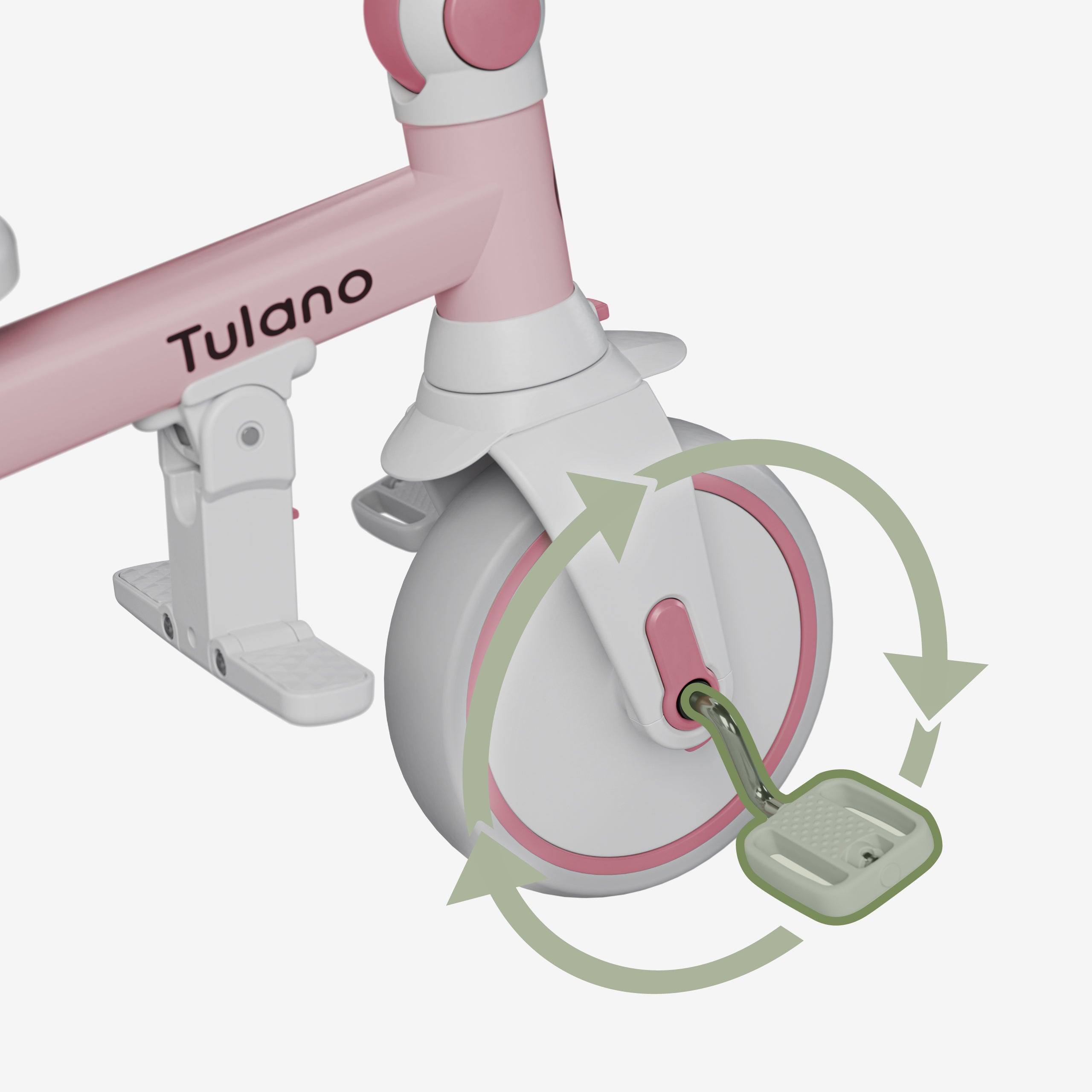 Tulano 4in1 driewieler Noah 35 Roze