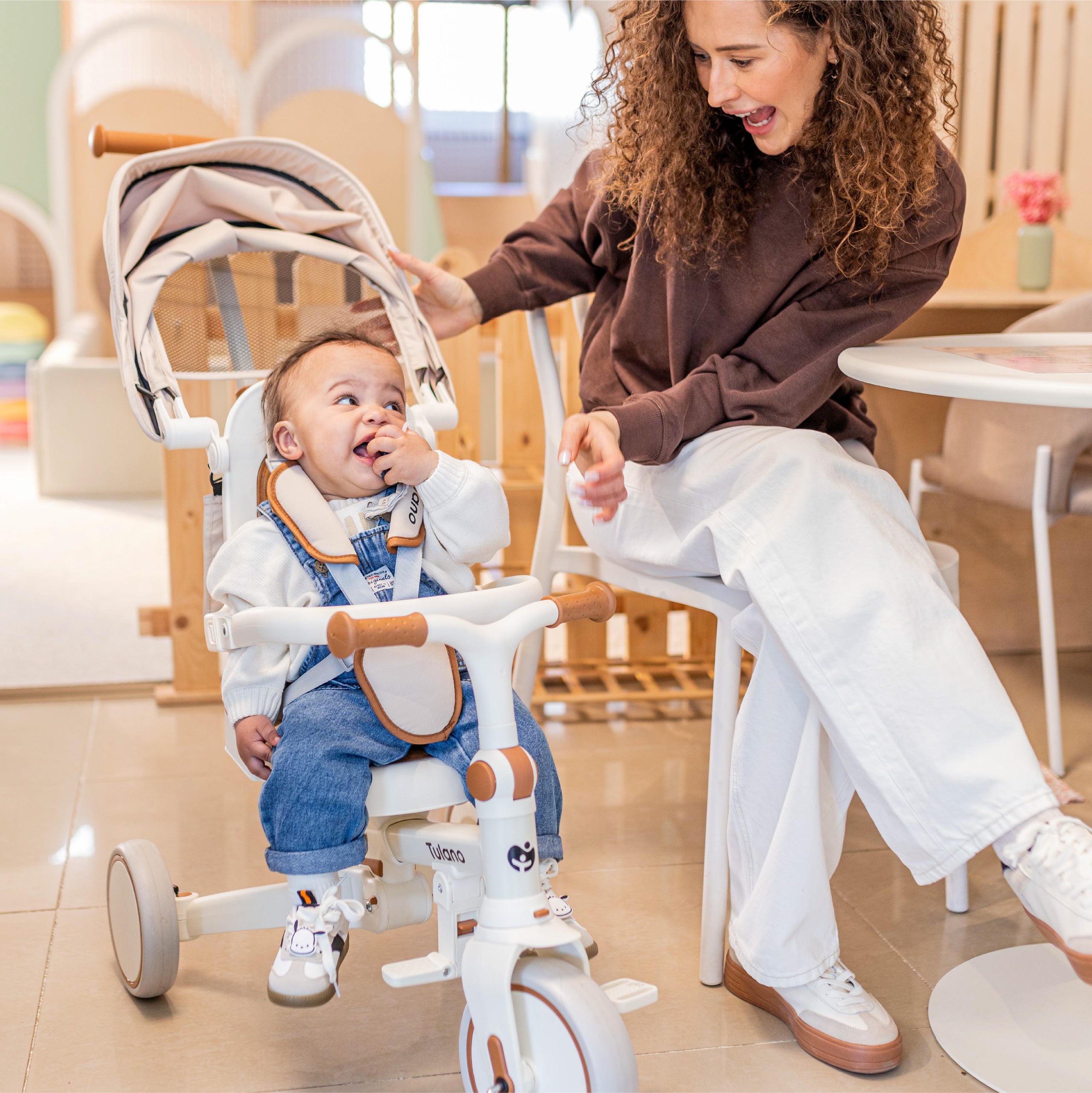 Tulano 4in1 driewieler Noah 35 Beige