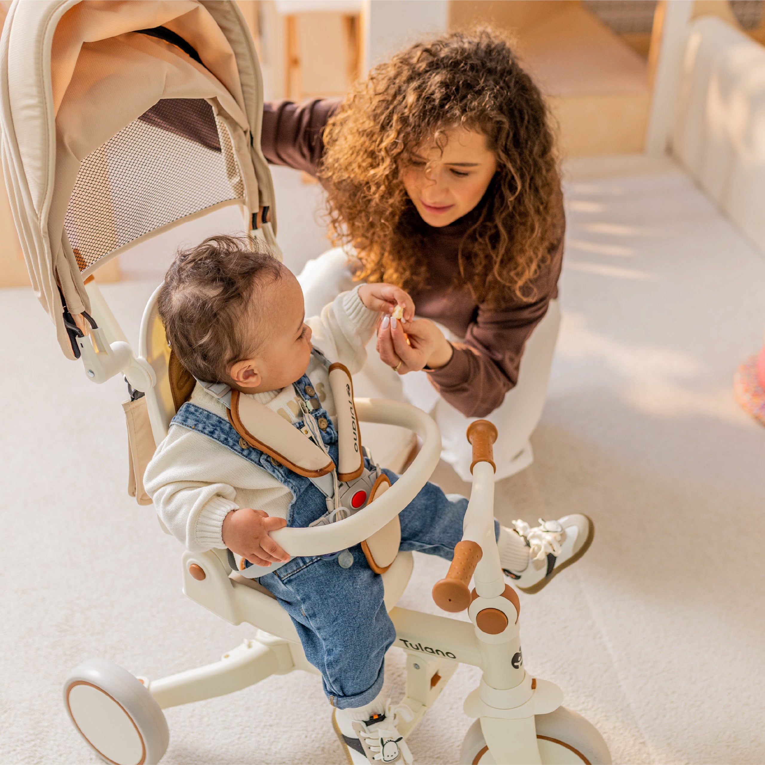 Tulano 4in1 driewieler Noah 35 Beige