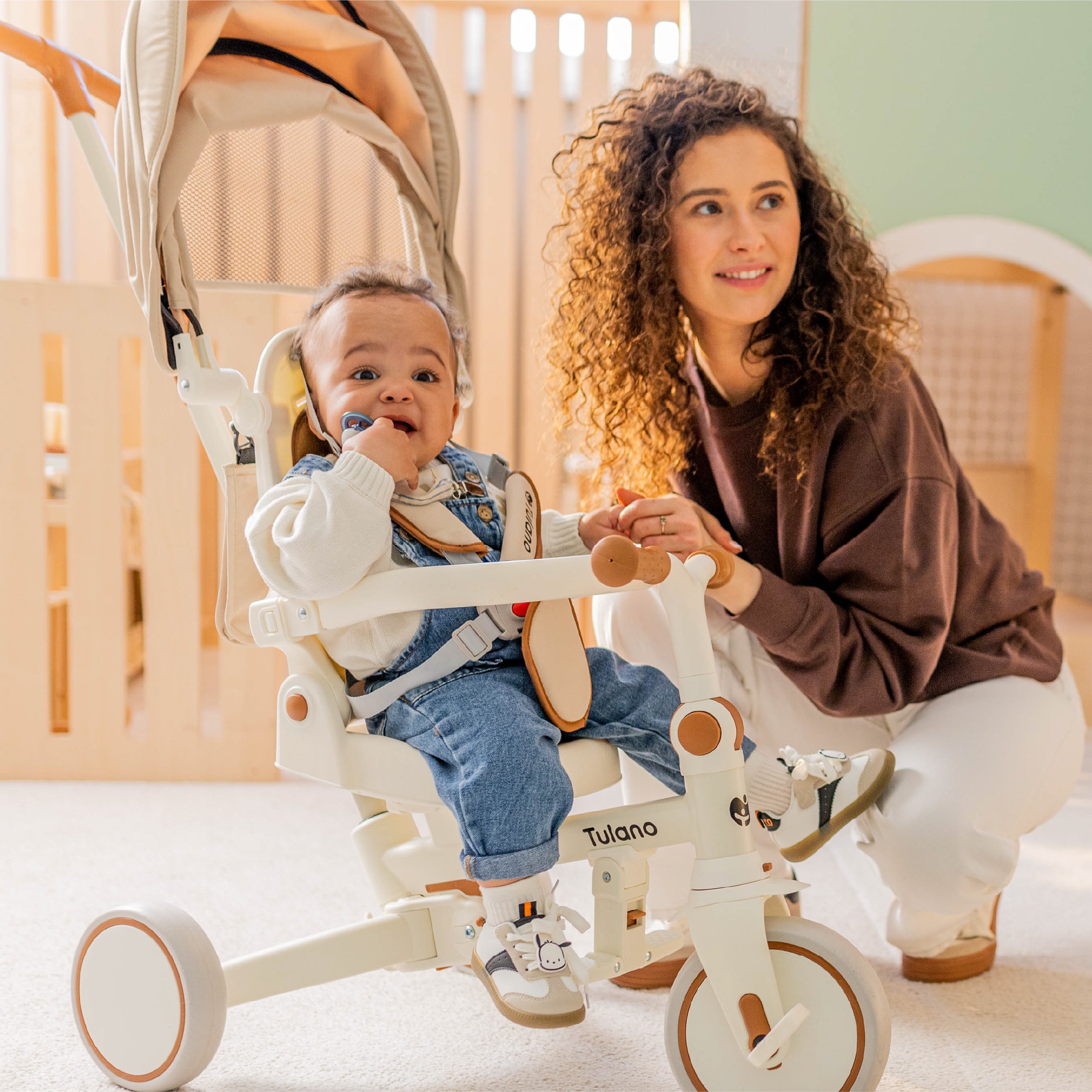 Tulano 4in1 driewieler Noah 35 Beige