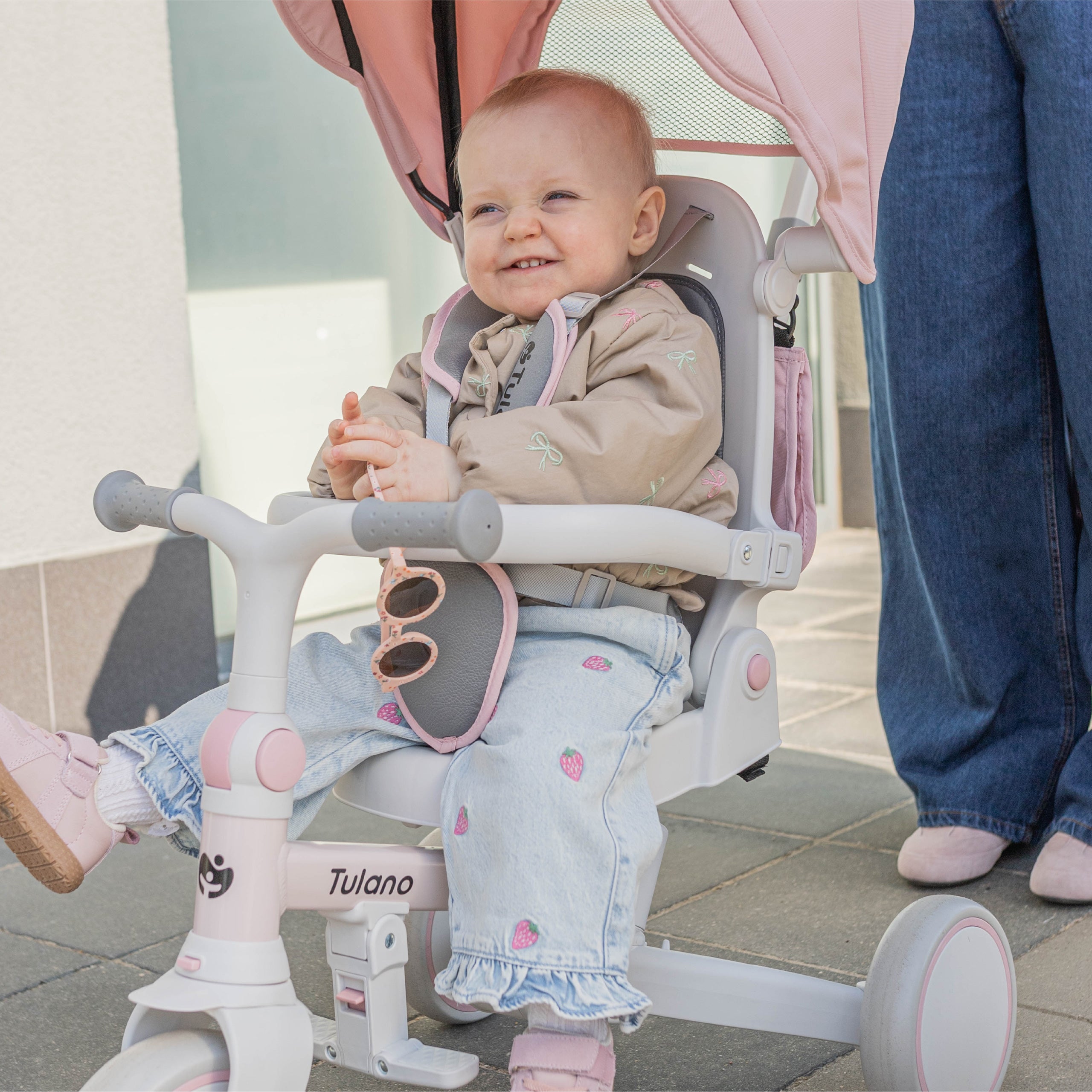 Tulano 4in1 driewieler Noah 35 Roze