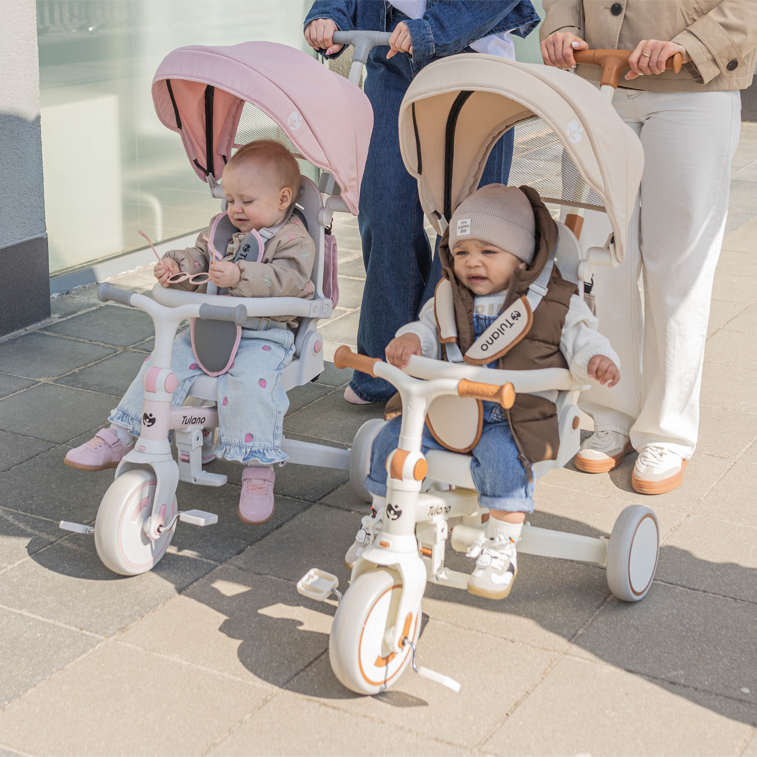 Tulano 4in1 driewieler Noah 35 Roze