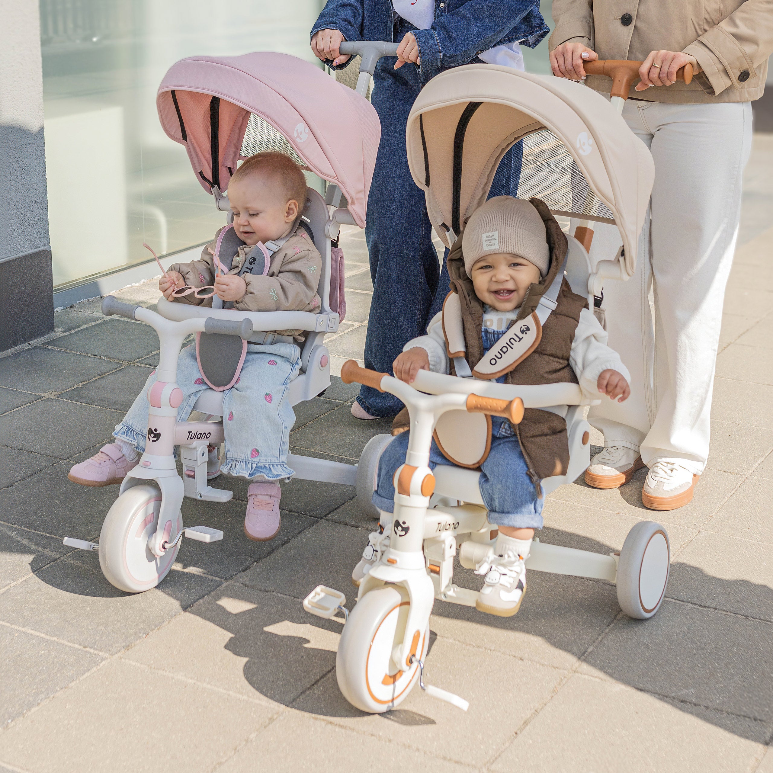 Tulano 4in1 driewieler Noah 35 Beige